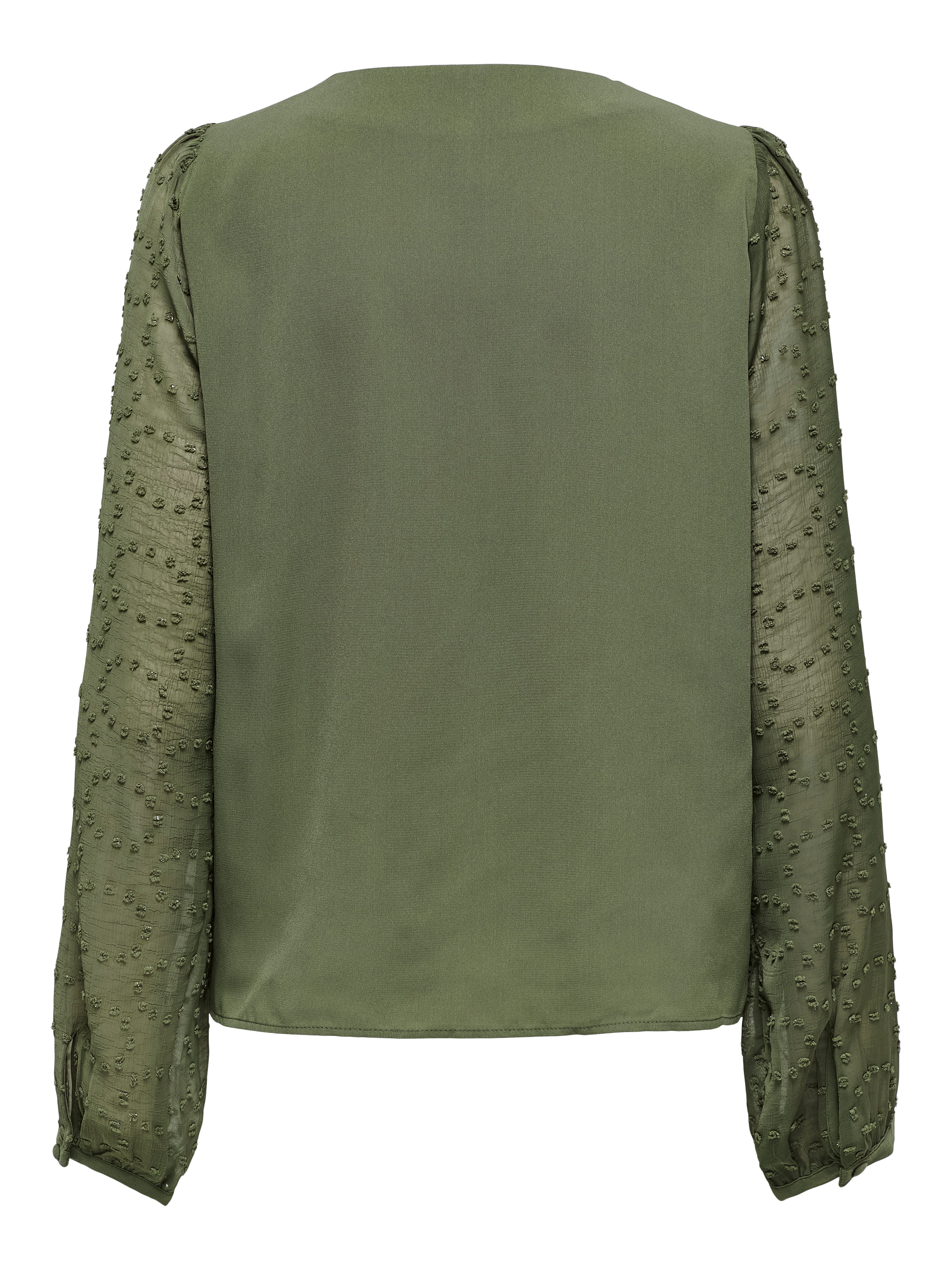 Only Shirtblouse ONLMASJA FR L/S V-NECK SHIRT CS PTM