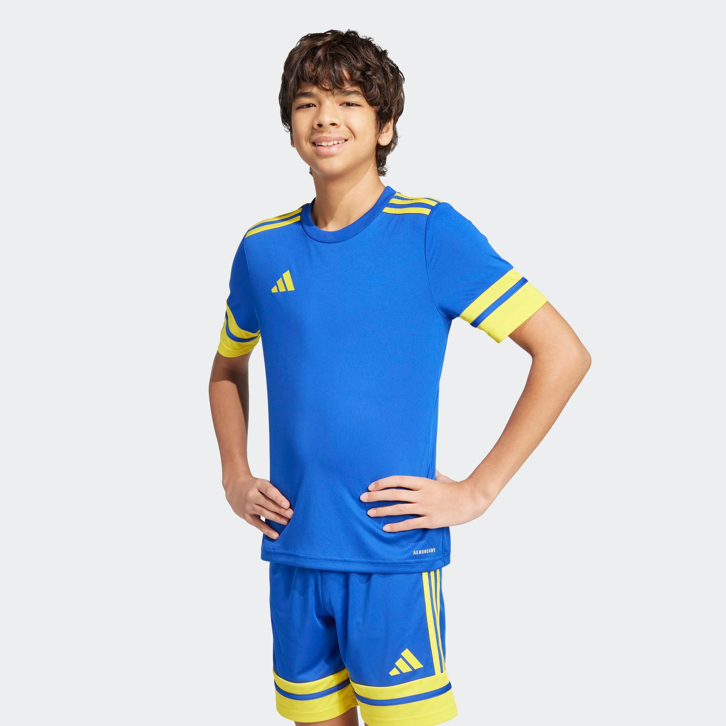 adidas Performance Voetbalshirt SQUA25 JSY Y jongens voetbalshirts maat 116 blauw