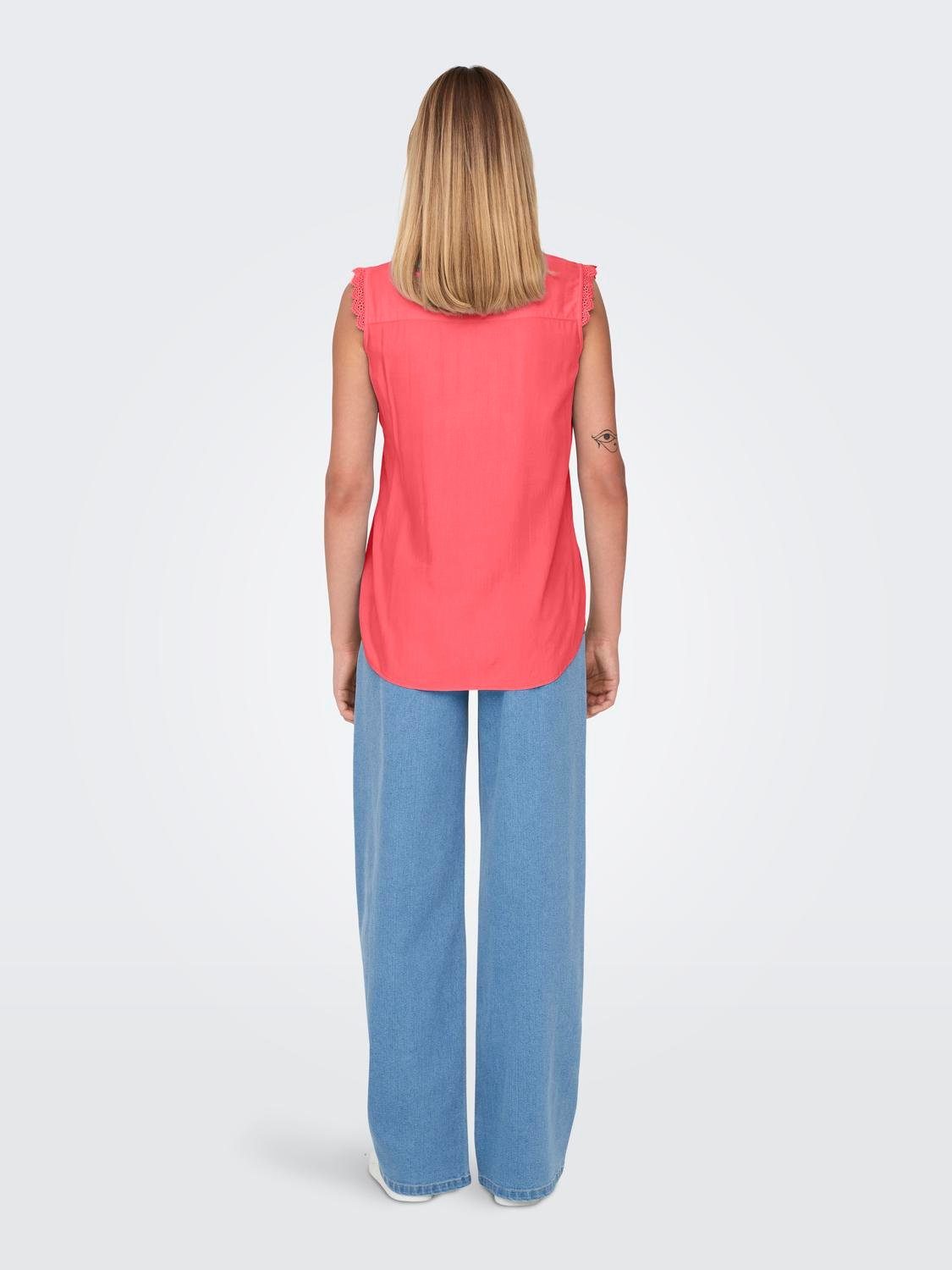 Only Shirttop ONLKIMMI S/L TOP WVN NOOS