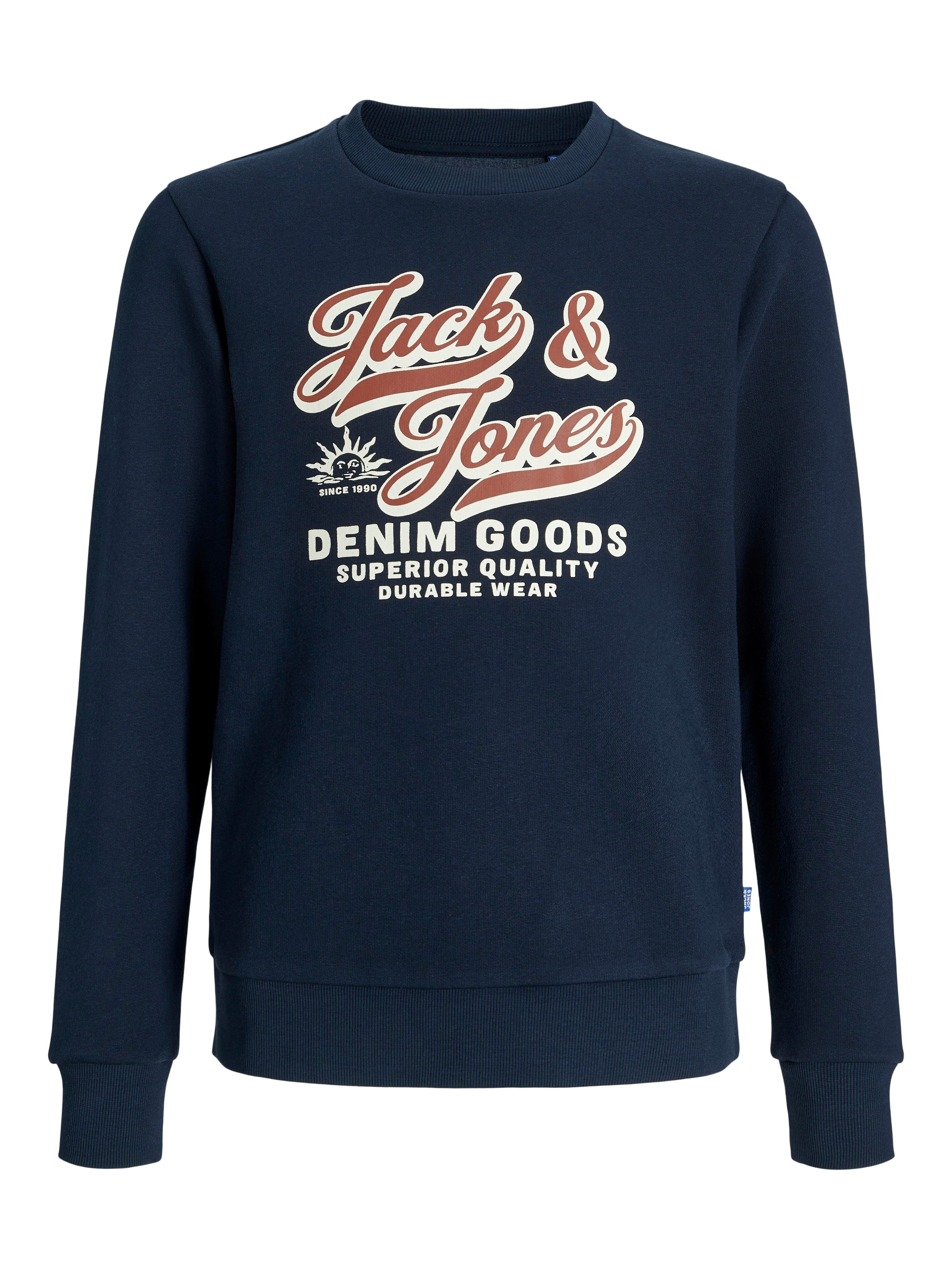 Jack & Jones Junior Sweatshirt JJELOGO SWEAT CREW 2 COL AW25 NOOS JNR