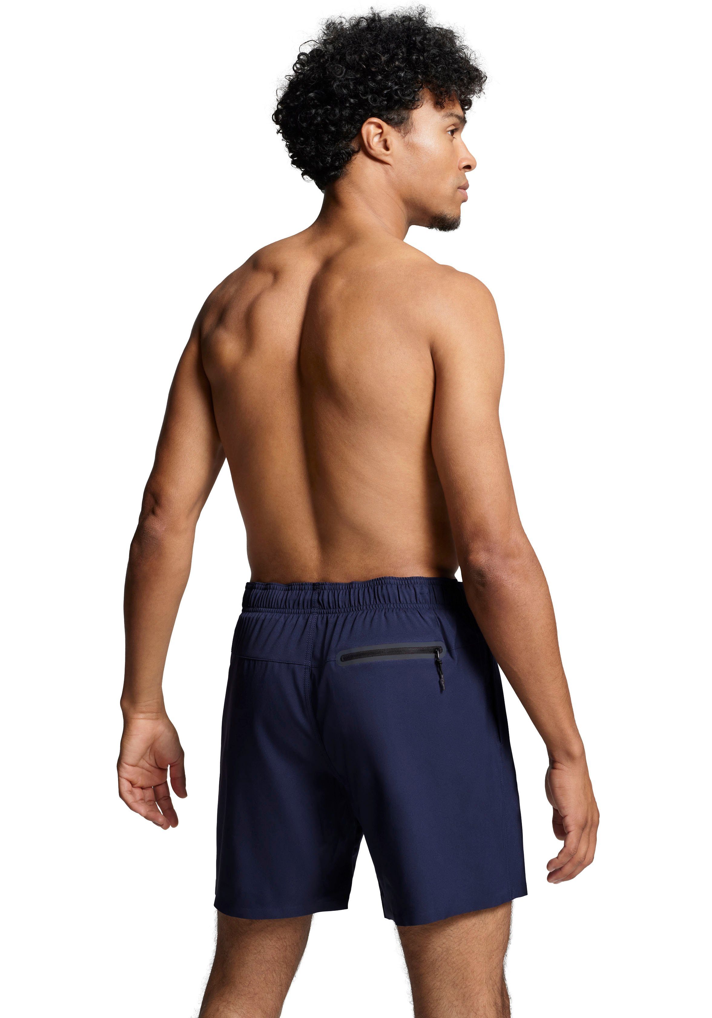 PUMA Zwemshort PUMA SWIM MEN MEDIUM LENGTH SWIM SHORTS met high-tech gelamineerde rits aan de achterzak