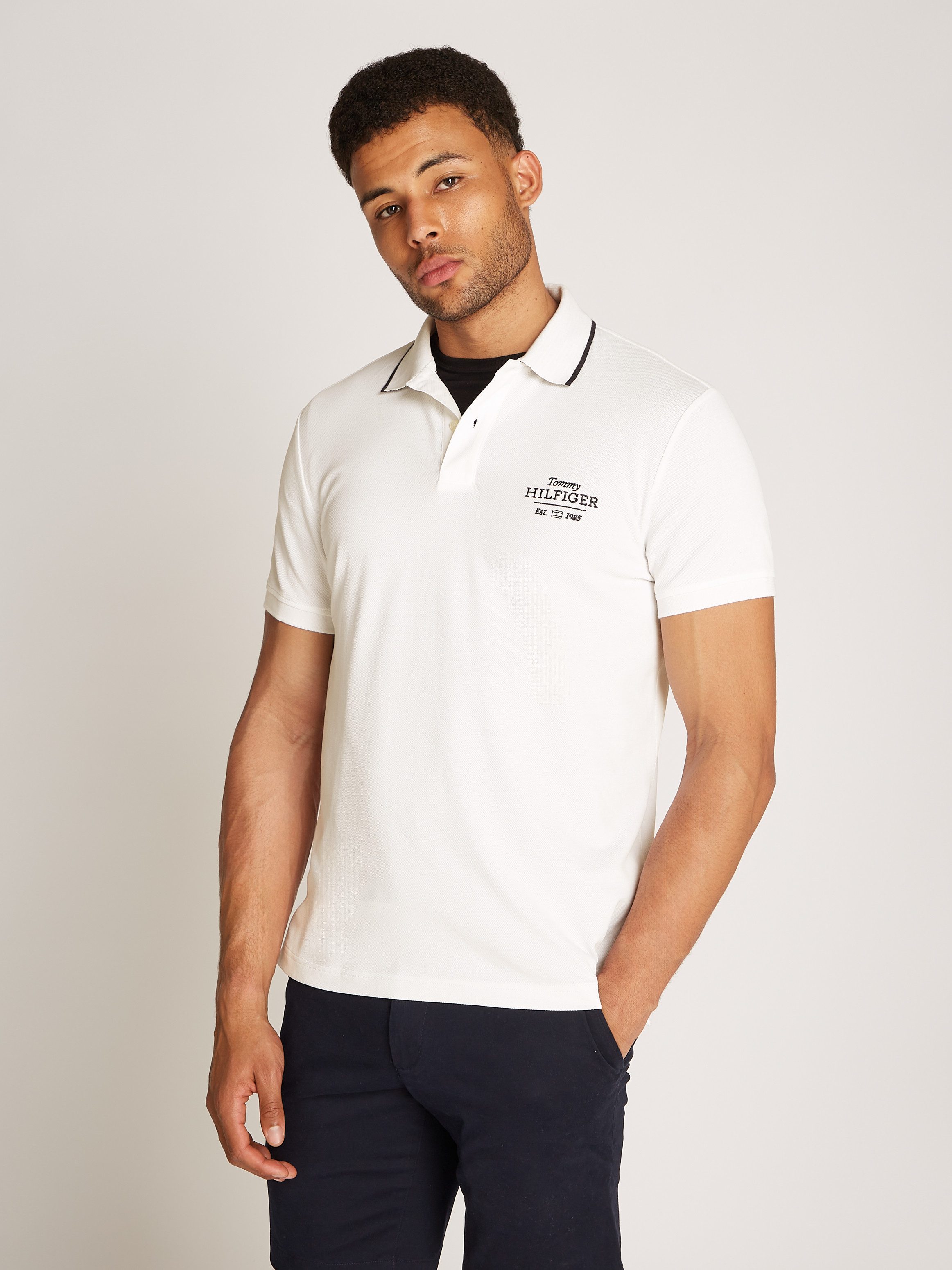 Tommy Hilfiger Poloshirt LEFT CHEST GRAPHIC REG POLO