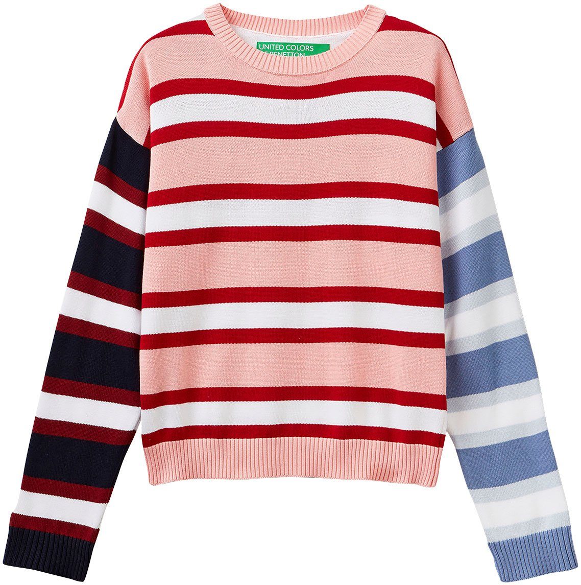 United Colors of Benetton Gestreepte trui in streep-kleurmix