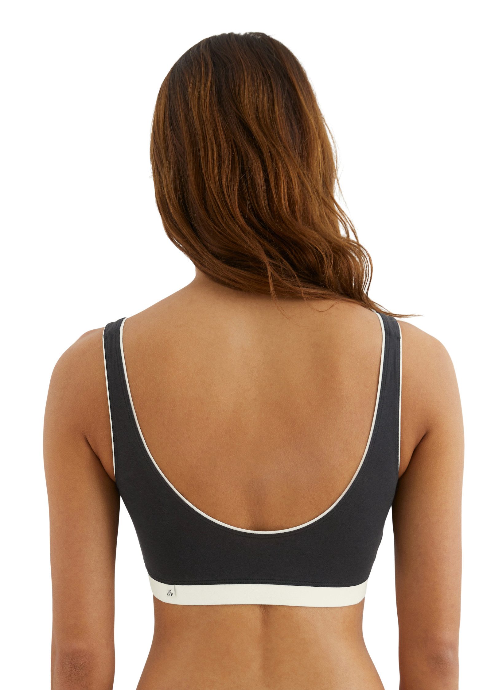 Marc O'Polo Bralette-bh Minimalist Daywear met diepe ronde hals