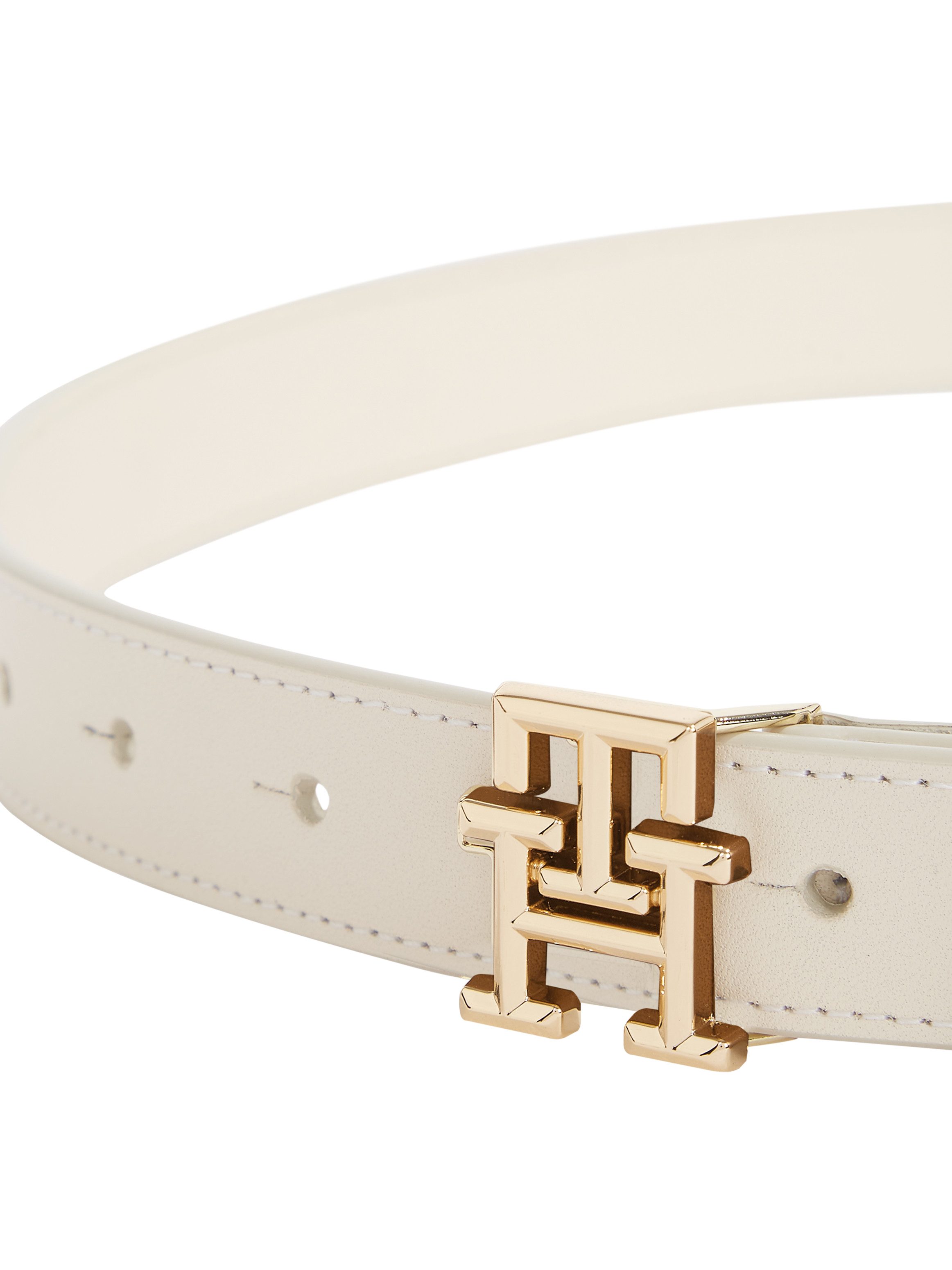 Tommy Hilfiger Leren riem TH LOGO 2.5 Elegante riem met TH-logo gesp