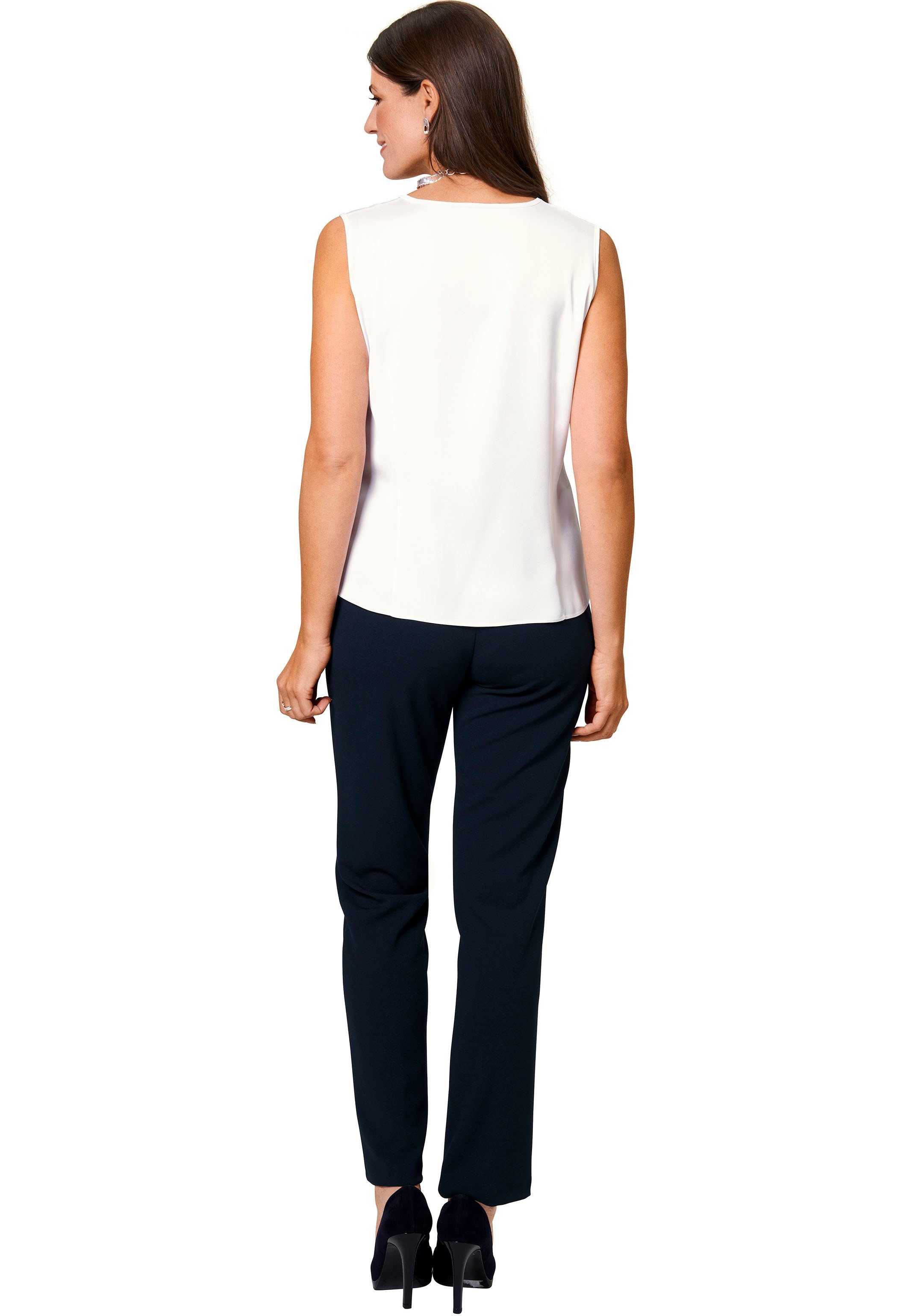 HERMANN LANGE Collection Tanktop Shine met stijlvolle splitjes