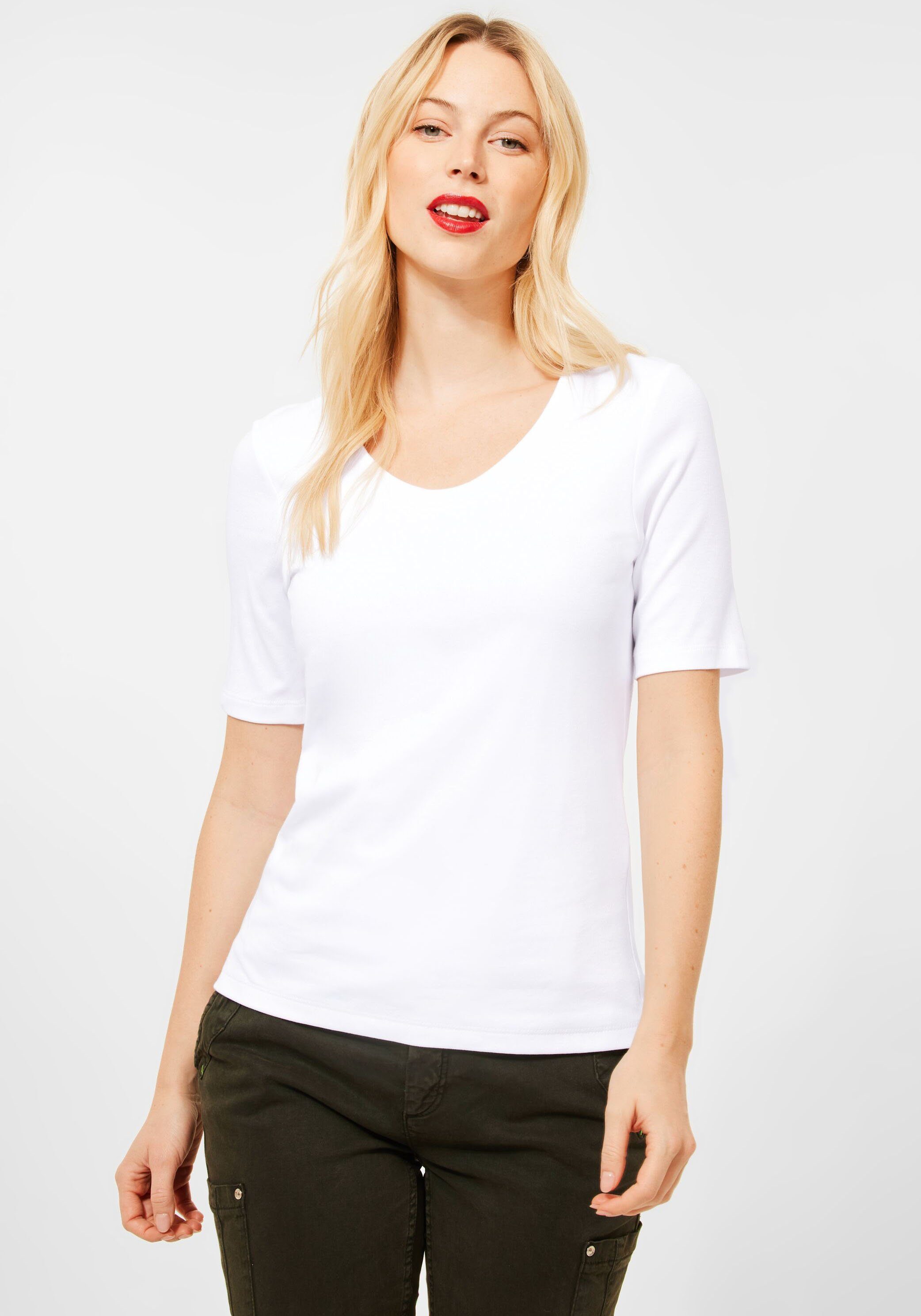 STREET ONE T-shirt in basic stijl