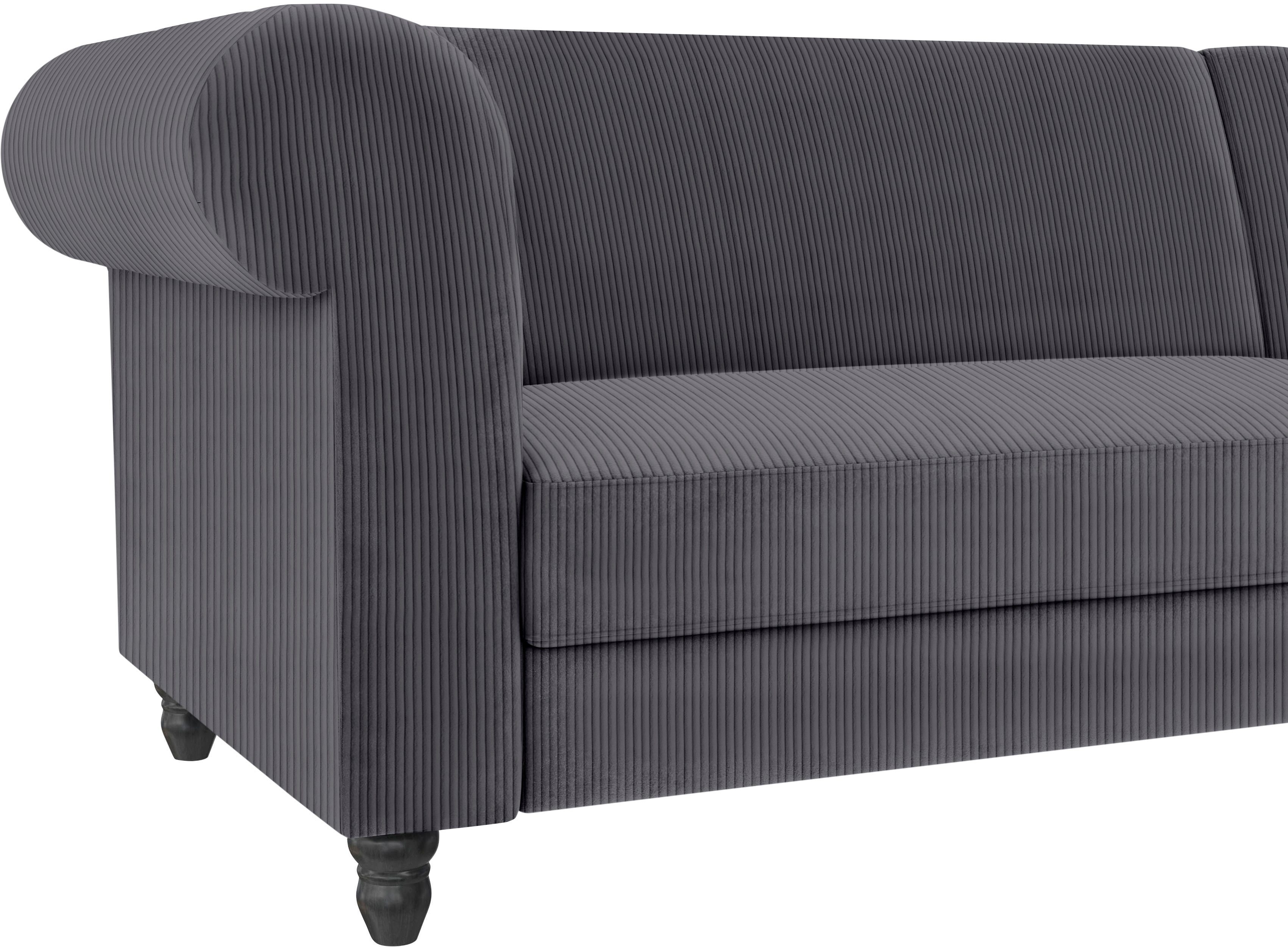 Dorel Home Hoekbank Felix II, L-model, bedbank 241cm (ligoppervlak 108x195 cm),