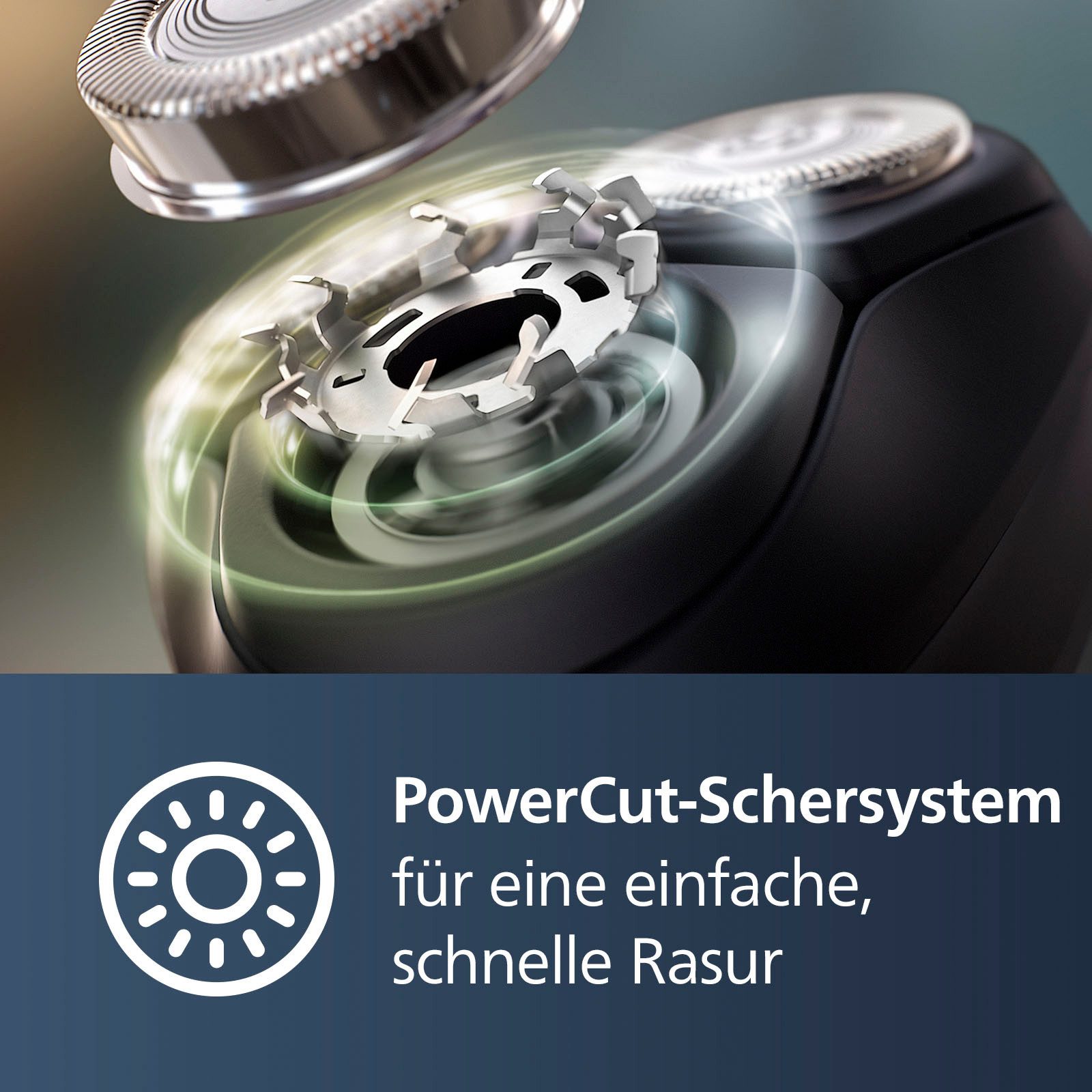 Philips Elektrisch scheerapparaat Shaver Series 3000 S3243/12 5-dimensionaal beweegbare flex-scheerkoppen, beschermkap en tas