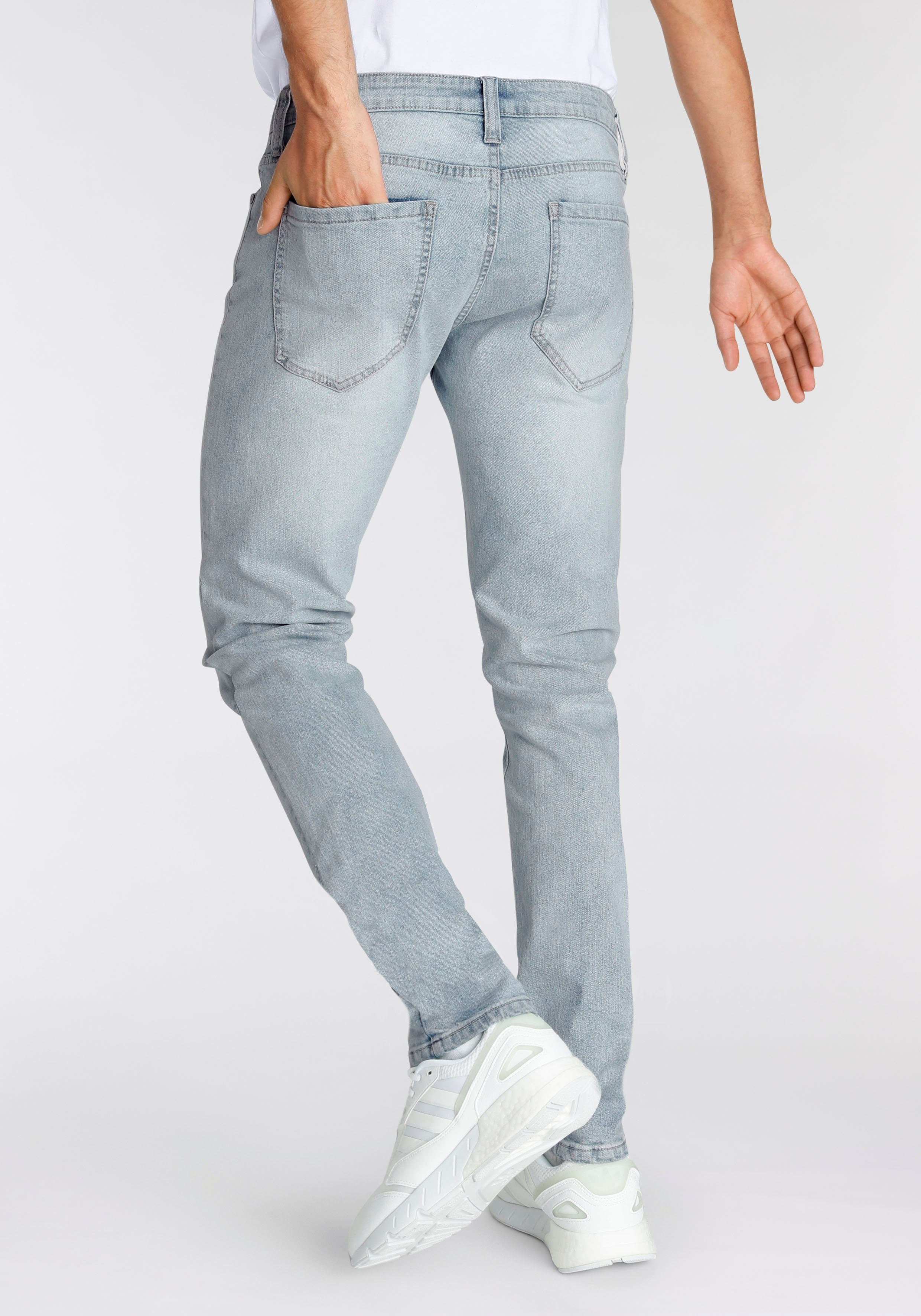 AJC Slim fit jeans in 5-pocketsstijl
