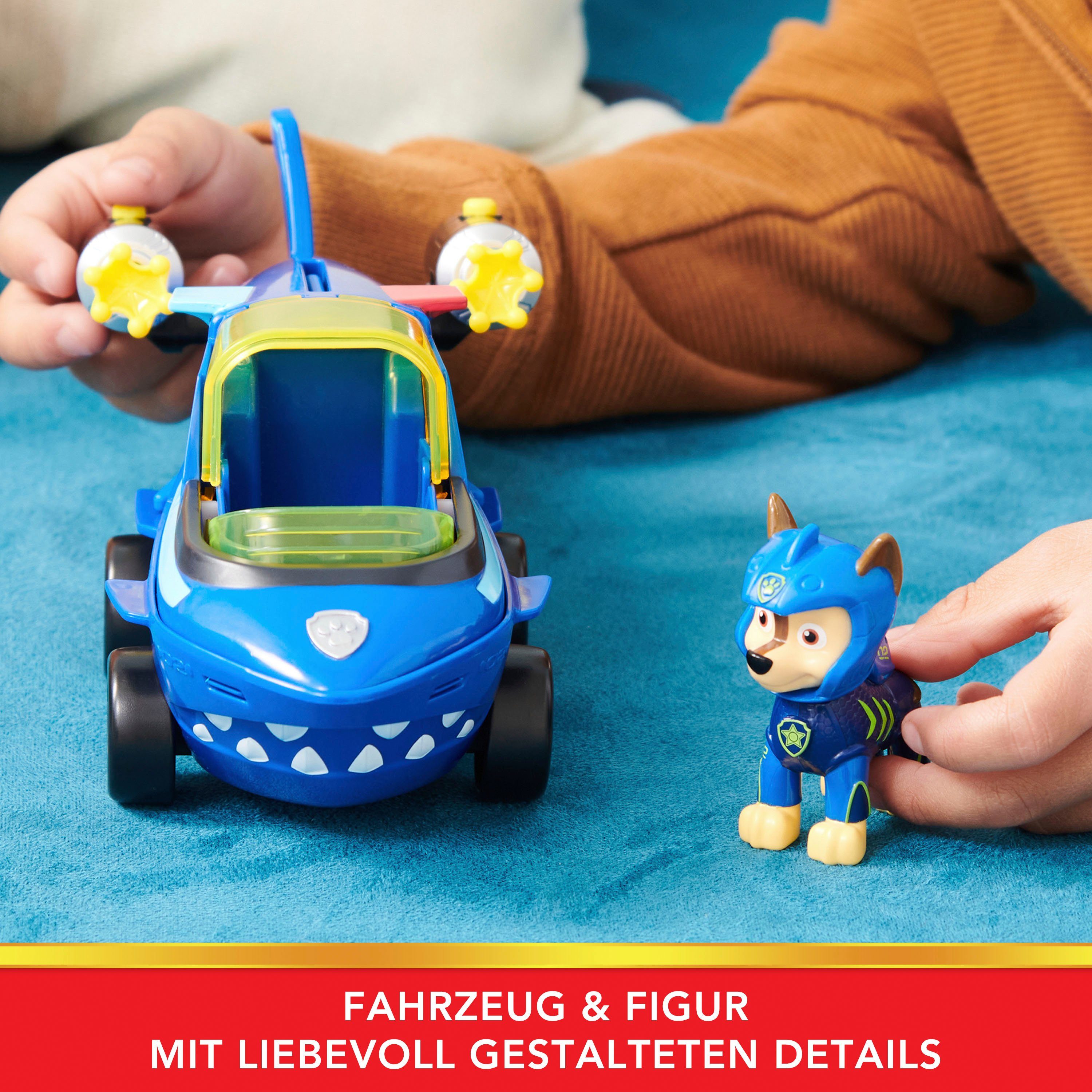 Spin Master Speelgoedauto Paw Patrol - Aqua Pups - Basic Themed Vehicles Solid Chase