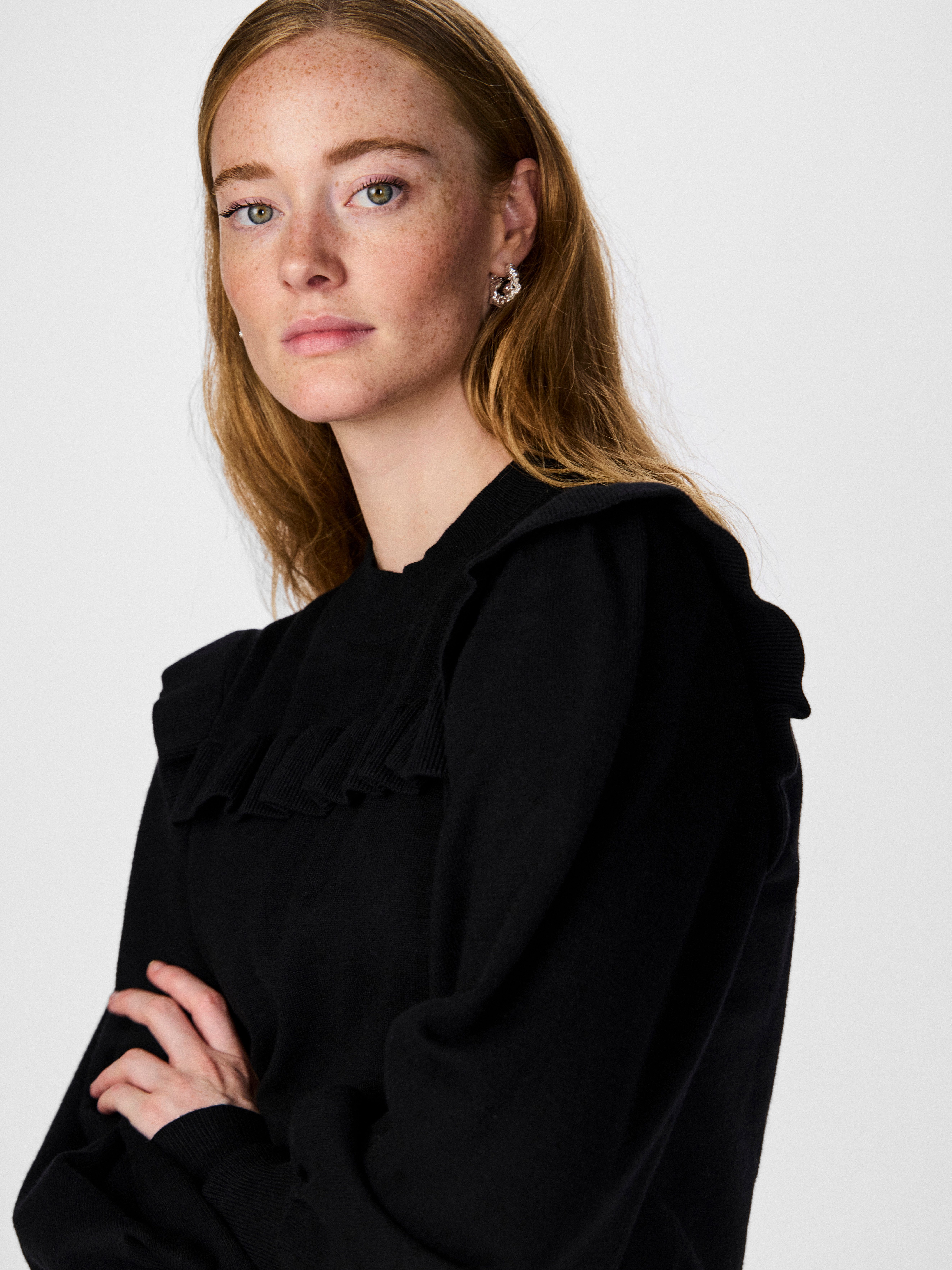 Y.A.S Trui met staande kraag YASJUM LS KNIT PULLOVER S. NOOS