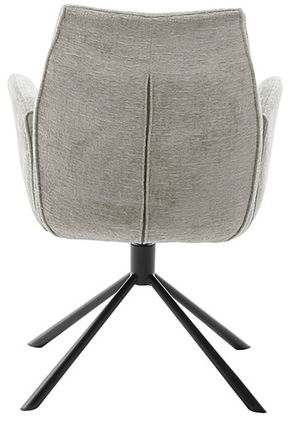 MCA furniture Eetkamerstoel (2-set), draaibaar 360°, belastbaarheid 120 kg, zithoogte ca. 50 cm