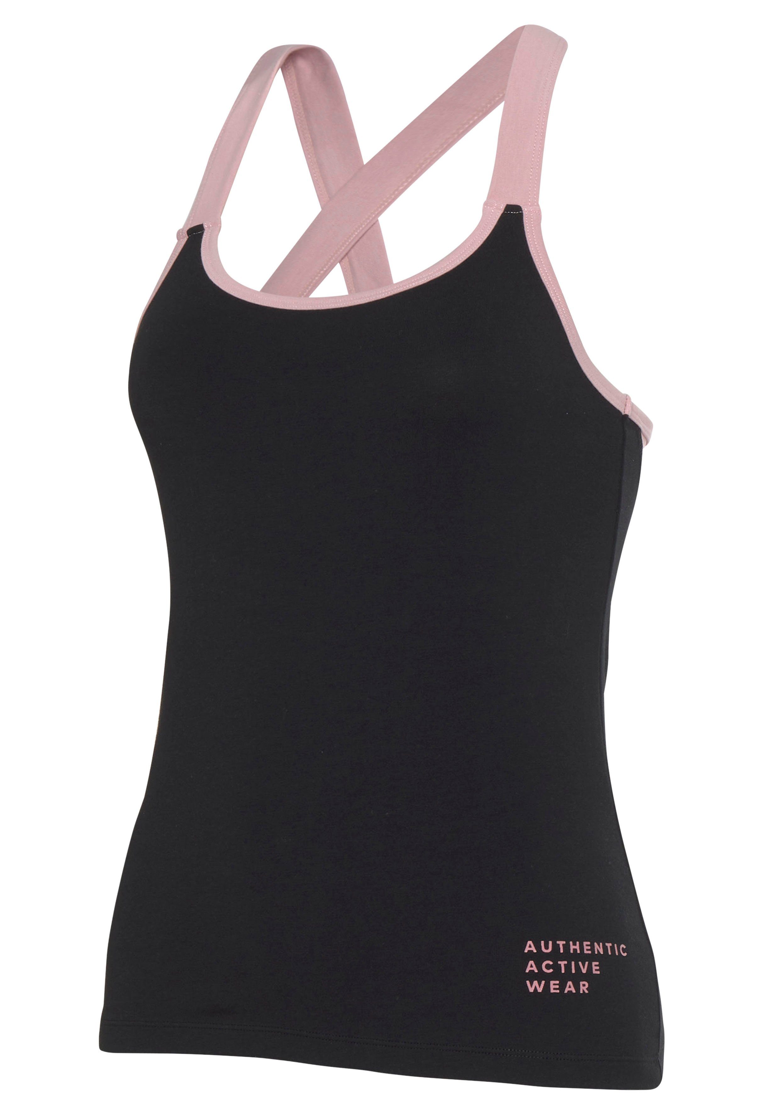 vivance active Functionele top -Sporttop met gekruiste elastische bandjes