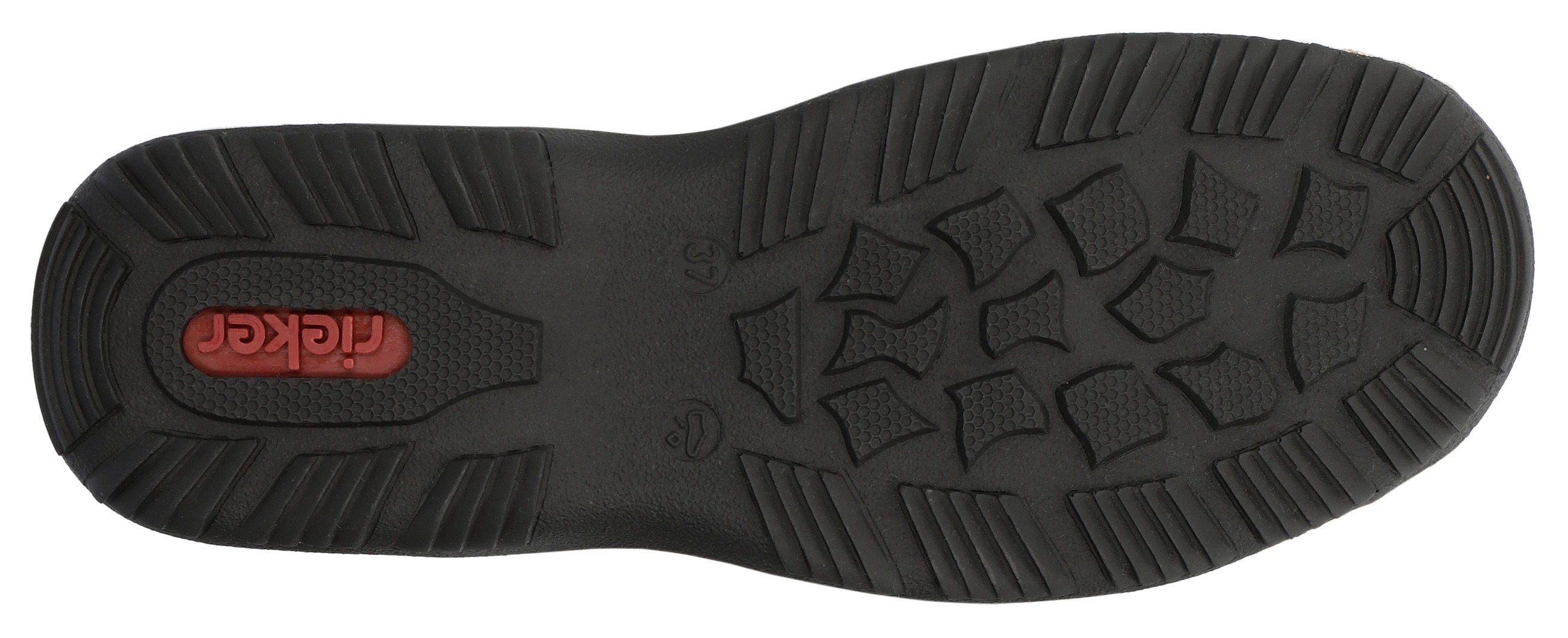 Rieker Slip-on sneakers Trekking Schoen, vrijetijdsschoen, Slipper met verwisselbaar voetbed