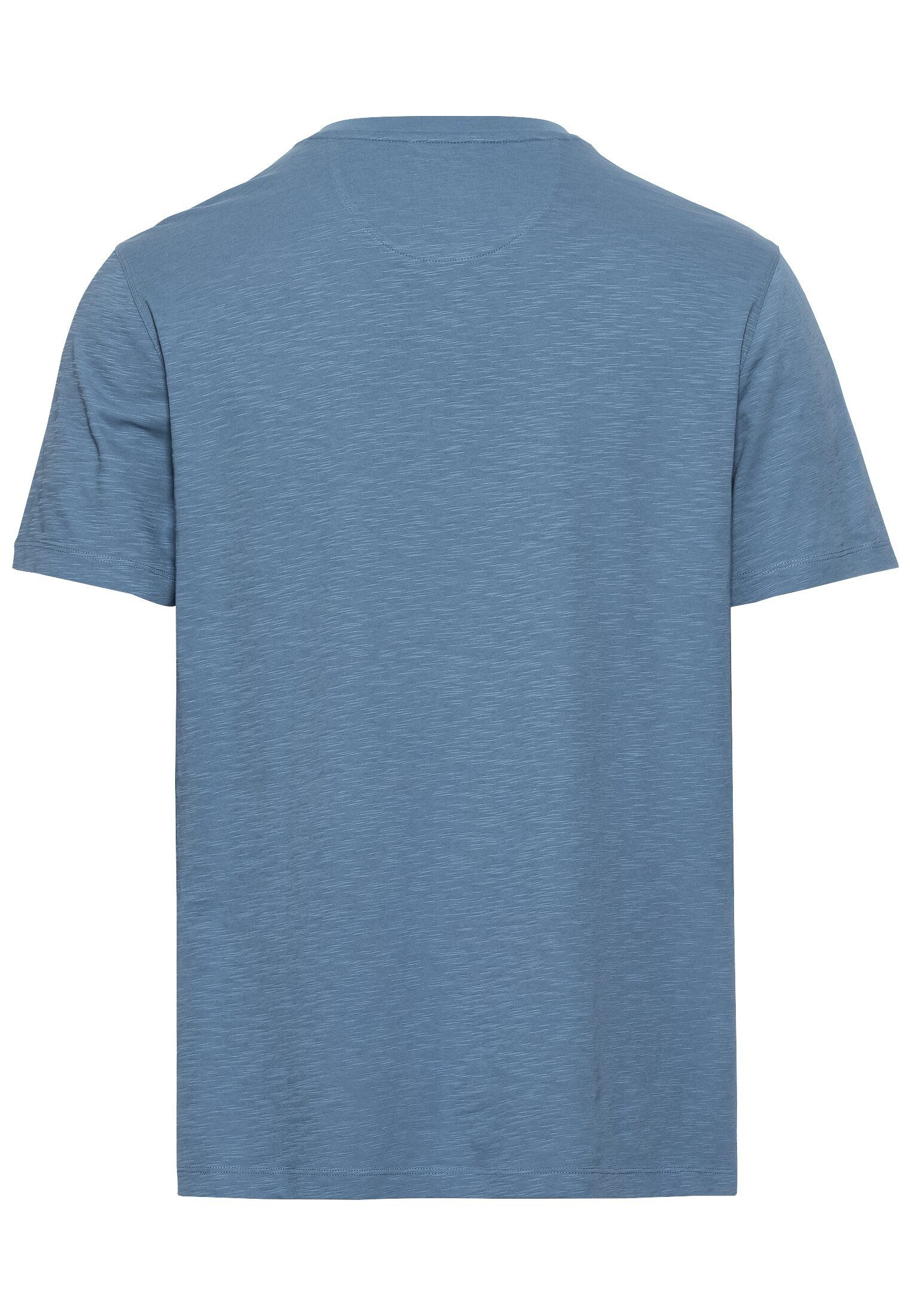 camel active Henleyshirt met 3-knoopssluiting