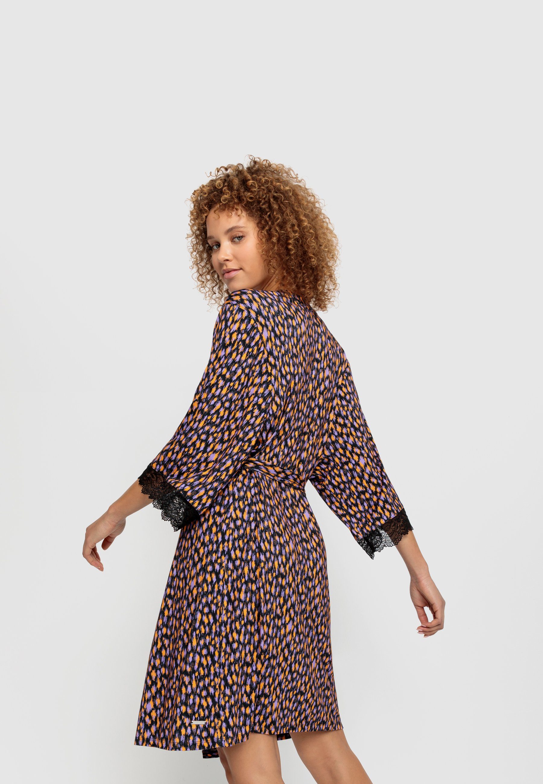 LSCN by LASCANA Kimono met kanten details