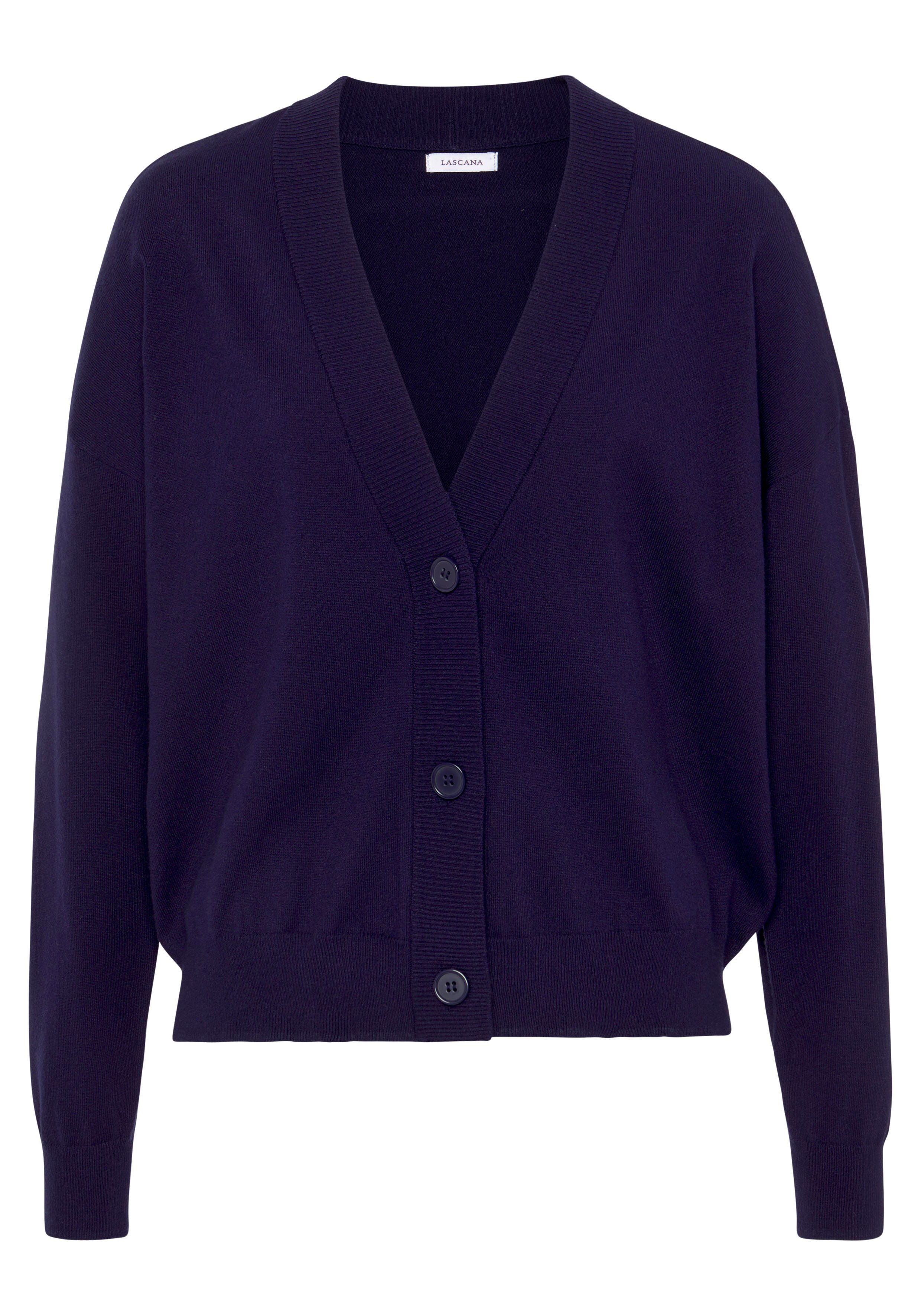 Lascana Vest -lounge jas in korte vorm loungewear