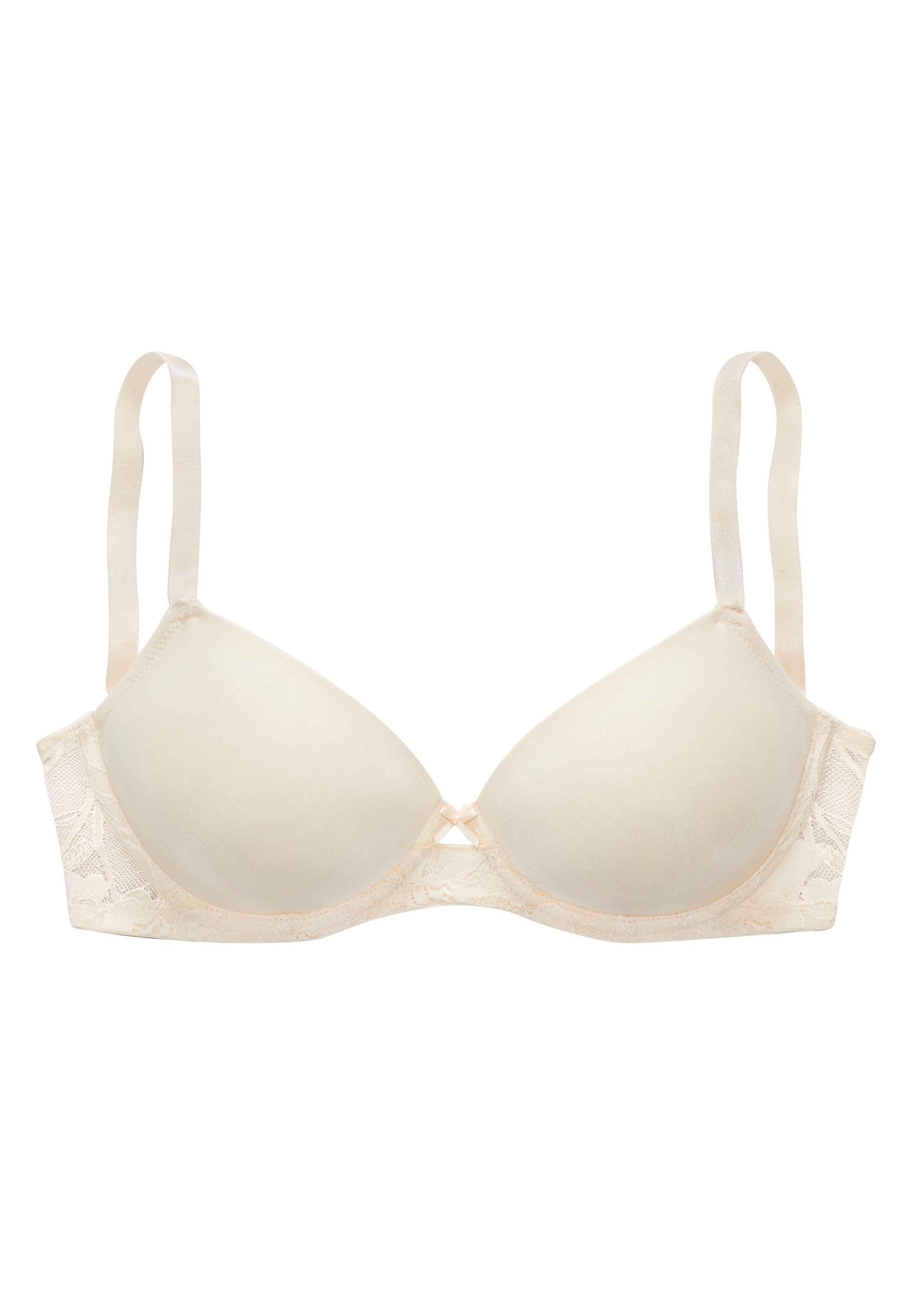 Lascana Bh met steuncups met beugel en prachtige kanten rug, sexy lingerie