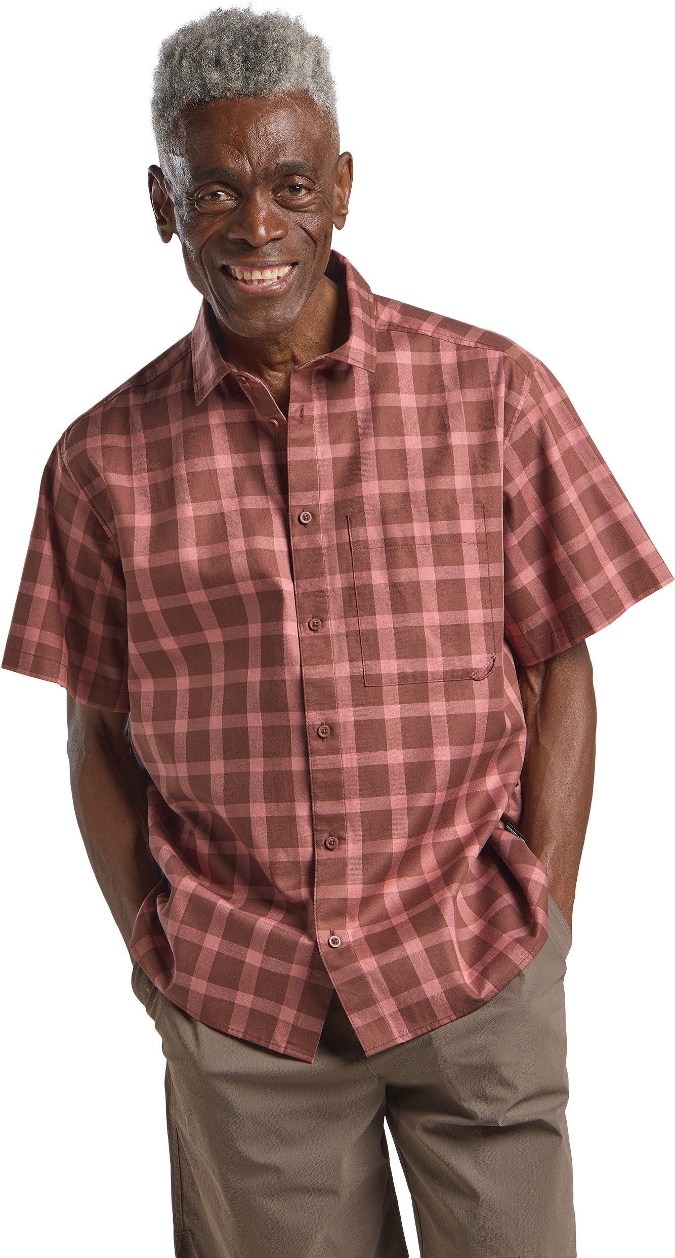 Jack Wolfskin Overhemd met korte mouwen PLANALTO SHIRT M