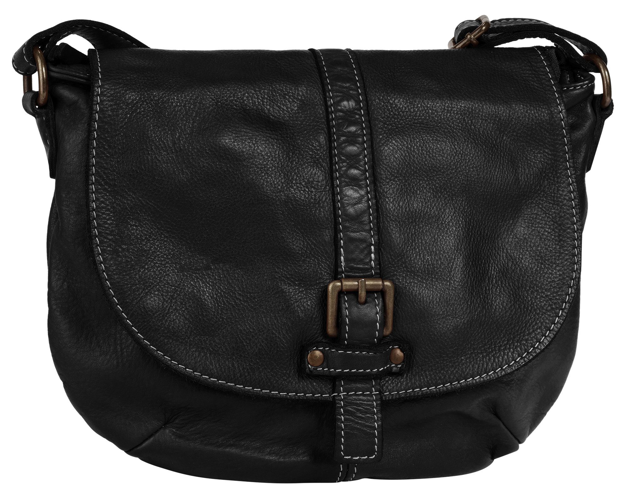 Cluty Schoudertas echt leer, made in italy