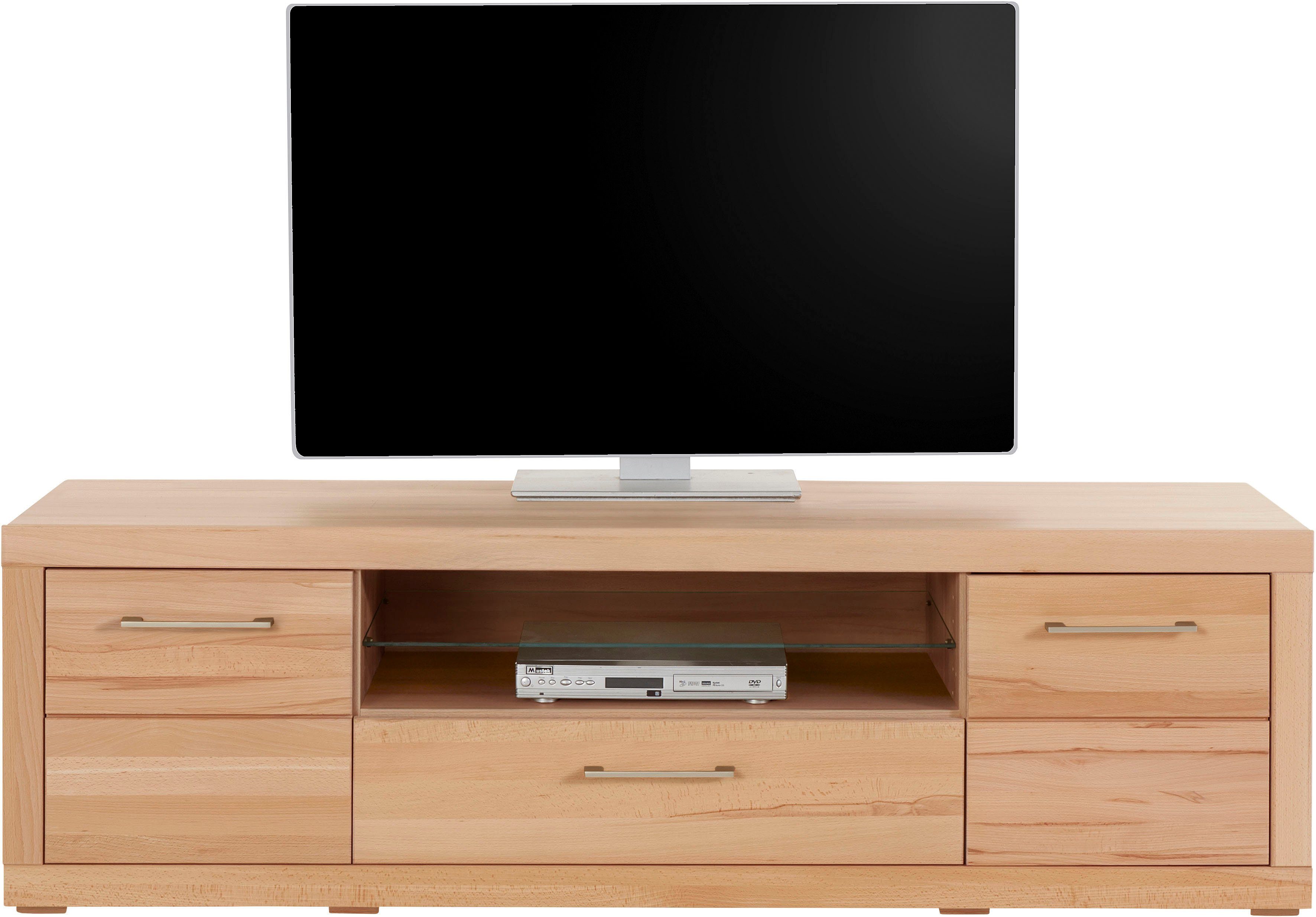 VOGL Möbelfabrik Tv-meubel 1237 Massief houten front, breedte ca. 171 cm, met soft-close functie