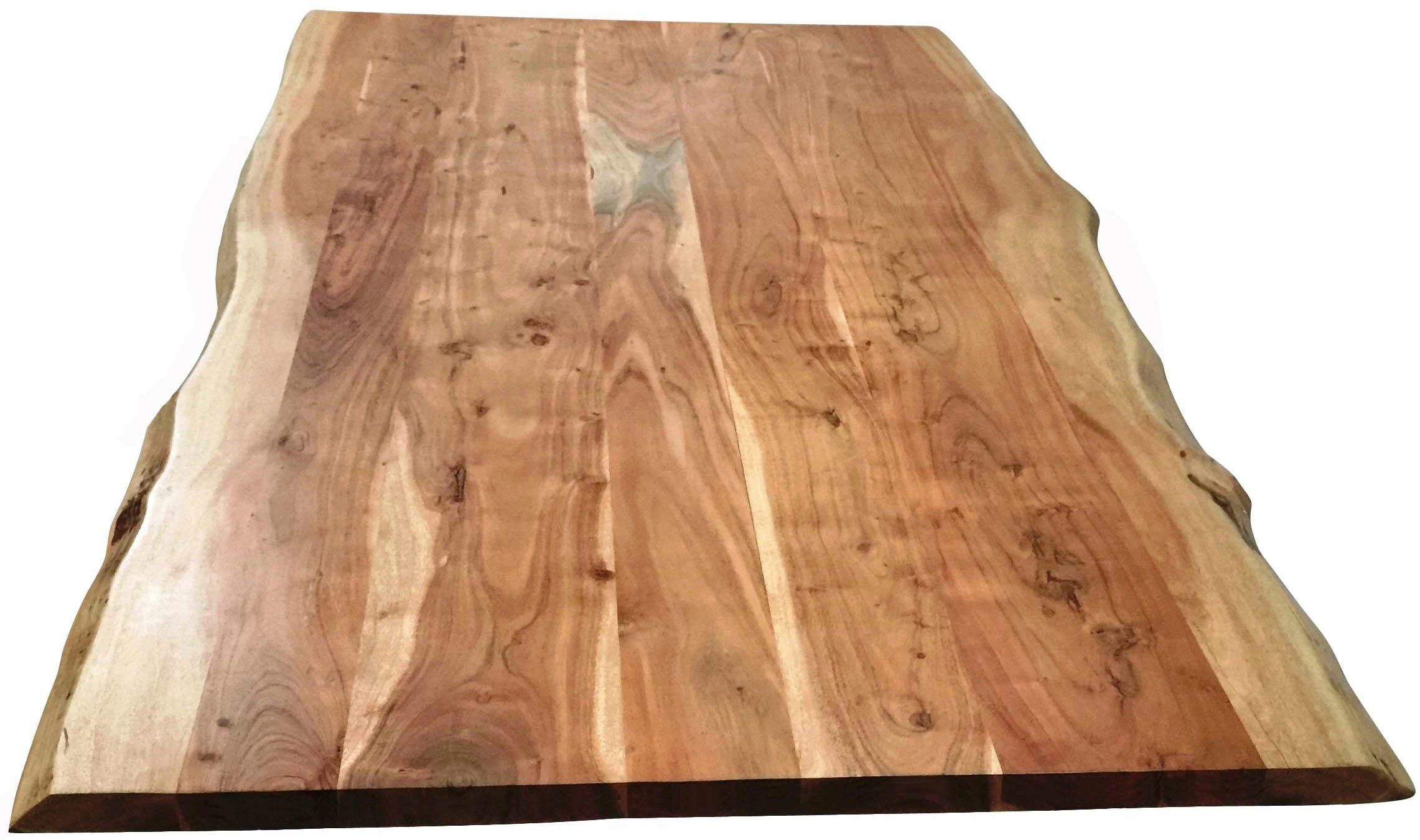 SIT Tafel met hout met boomrand alsof gegroeid
