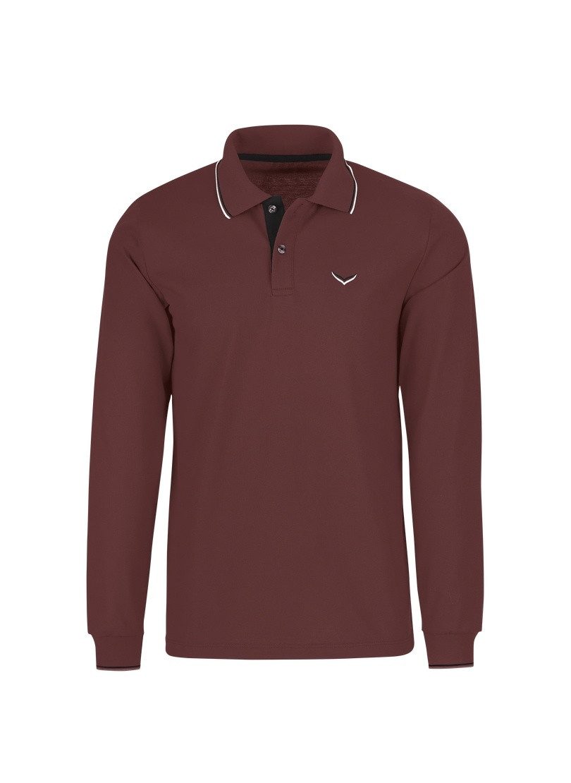 Trigema Poloshirt  modieus poloshirt met lange mouwen (1-delig)