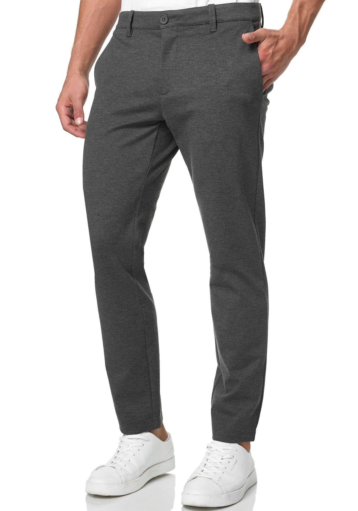 Indicode Pantalon Roedekro verzorgde look met recht gesneden pijp
