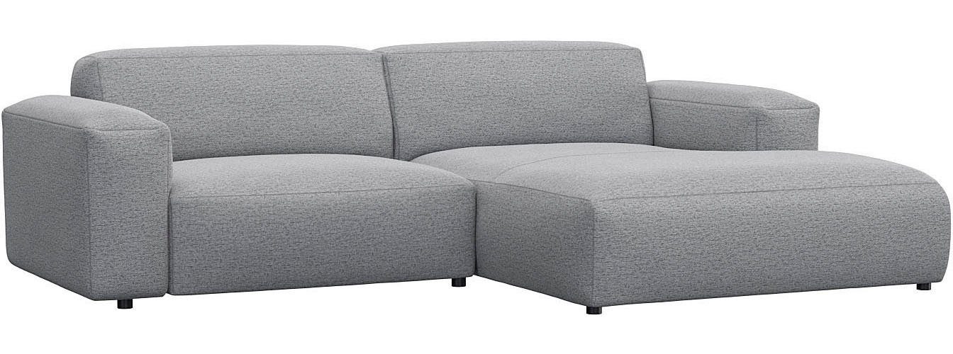 FLEXLUX Hoekbank Lucera Chaise longue rechts of links, L-vorm, comfortabel