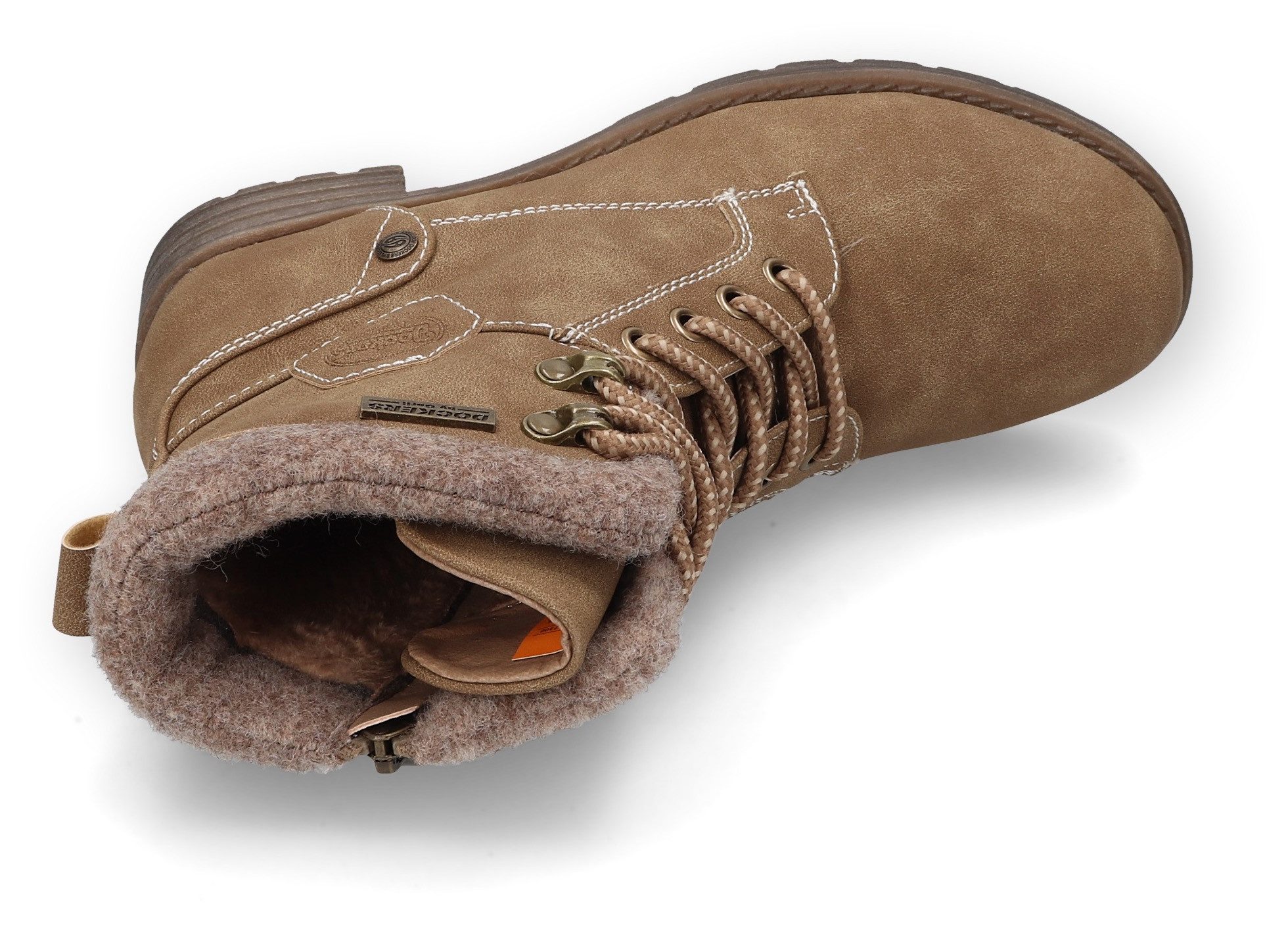 Dockers by Gerli Veterlaarsjes , veterschoenen, winterlaarzen met vilt aan de schacht