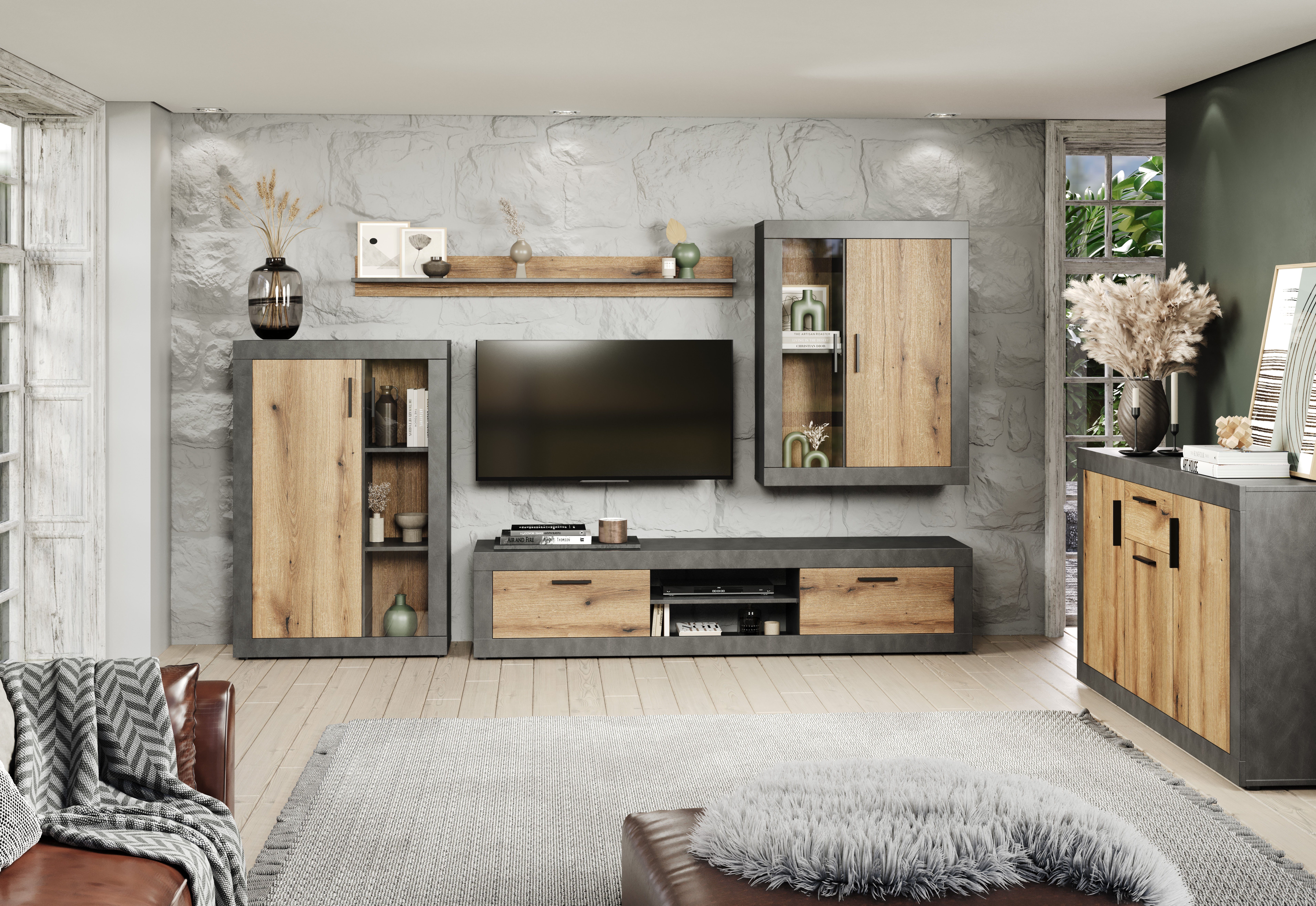 INOSIGN Dressoir Bergen Commode, flexibele opbergruimte, Breedte 149 cm (1 stuk)