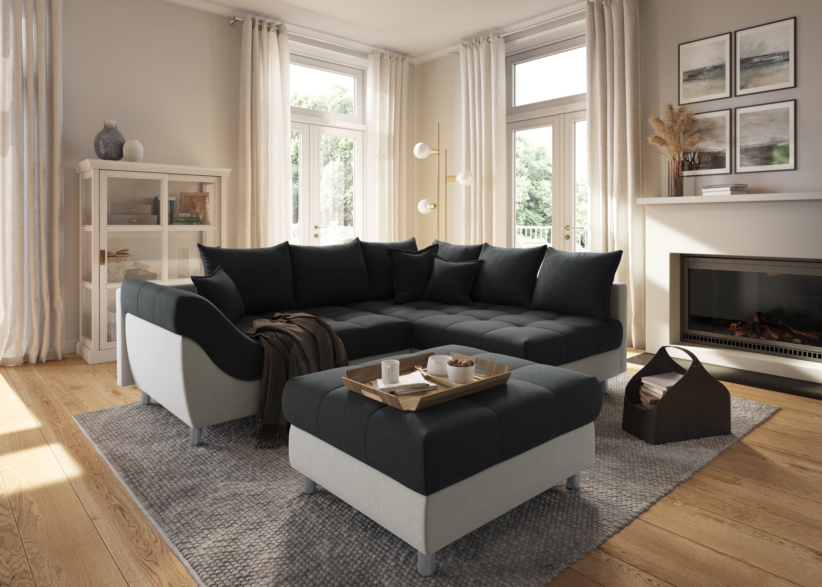 COLLECTION AB Hocker Innsbruck met comfortabele binnenvering