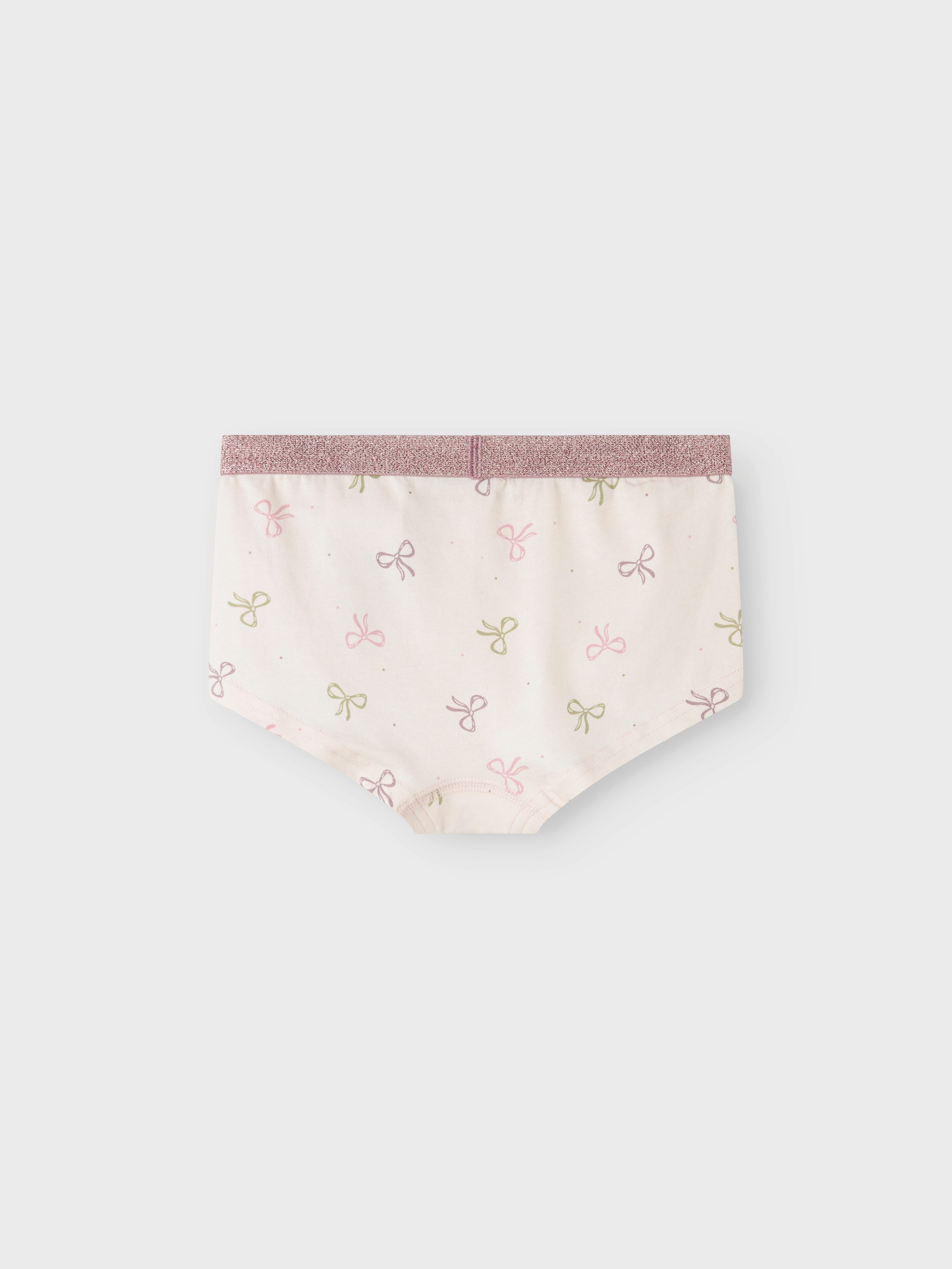 Name It Hipster NKFHIPSTER 3P BARELY PINK BOW NOOS (set, 3 stuks)