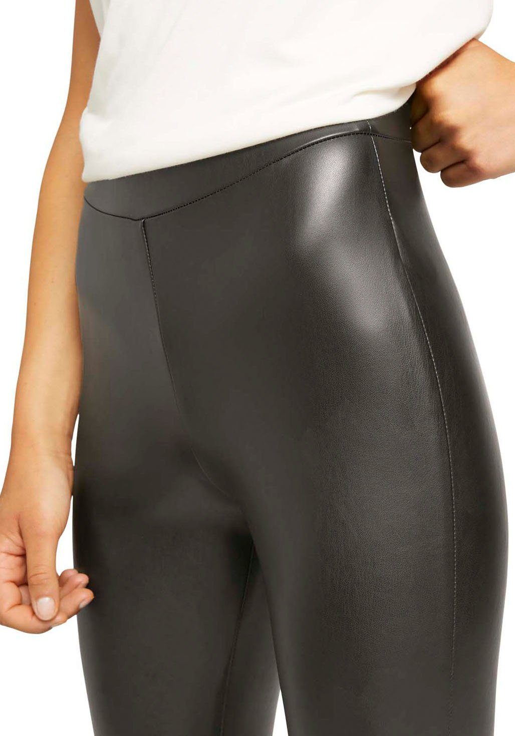 Tom Tailor Denim Legging in leer-look