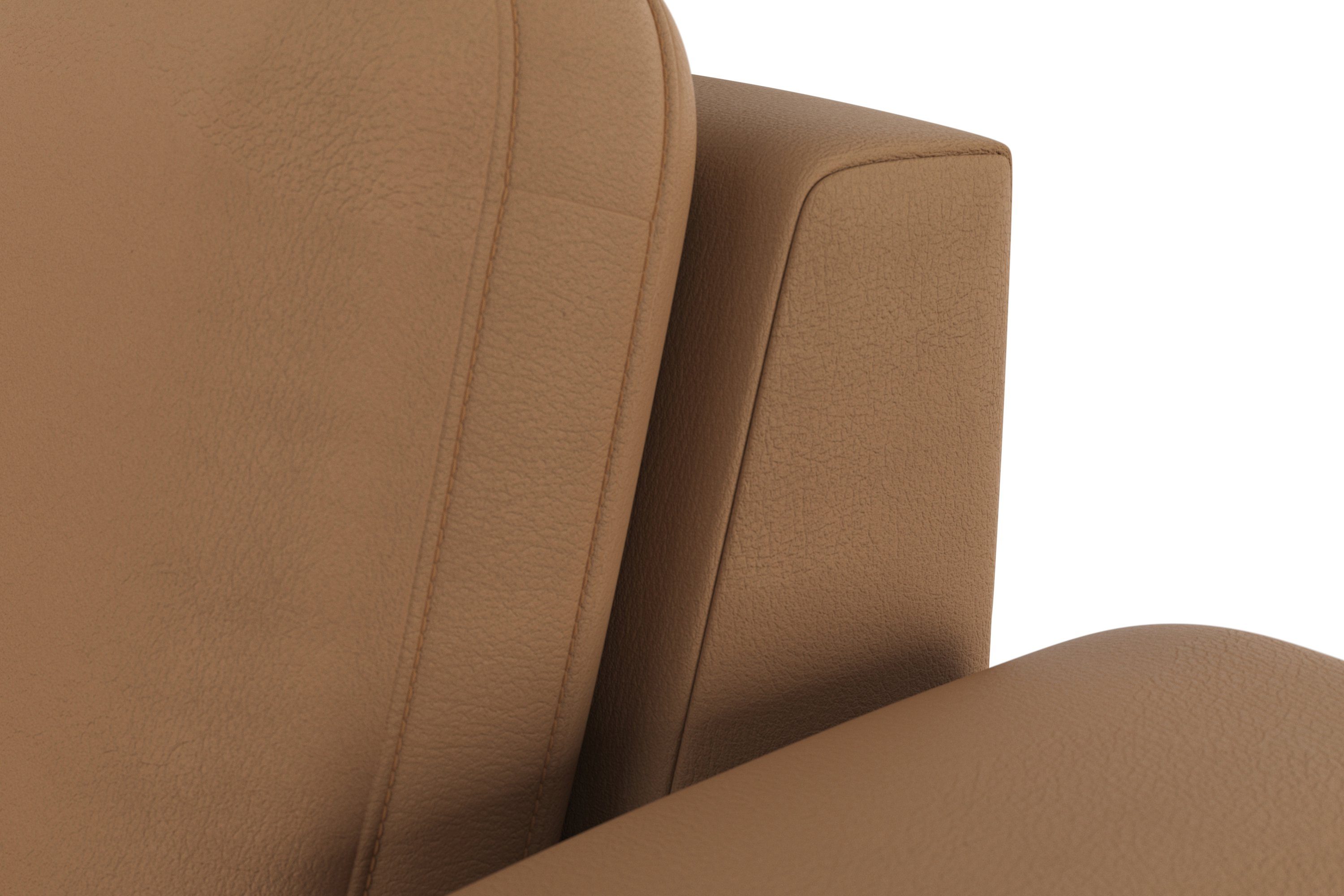 sit&more Hoekbank Bendigo L-vorm inclusief zitdiepteverstelling, bodemvrijheid 15 cm, 2 pootkleuren