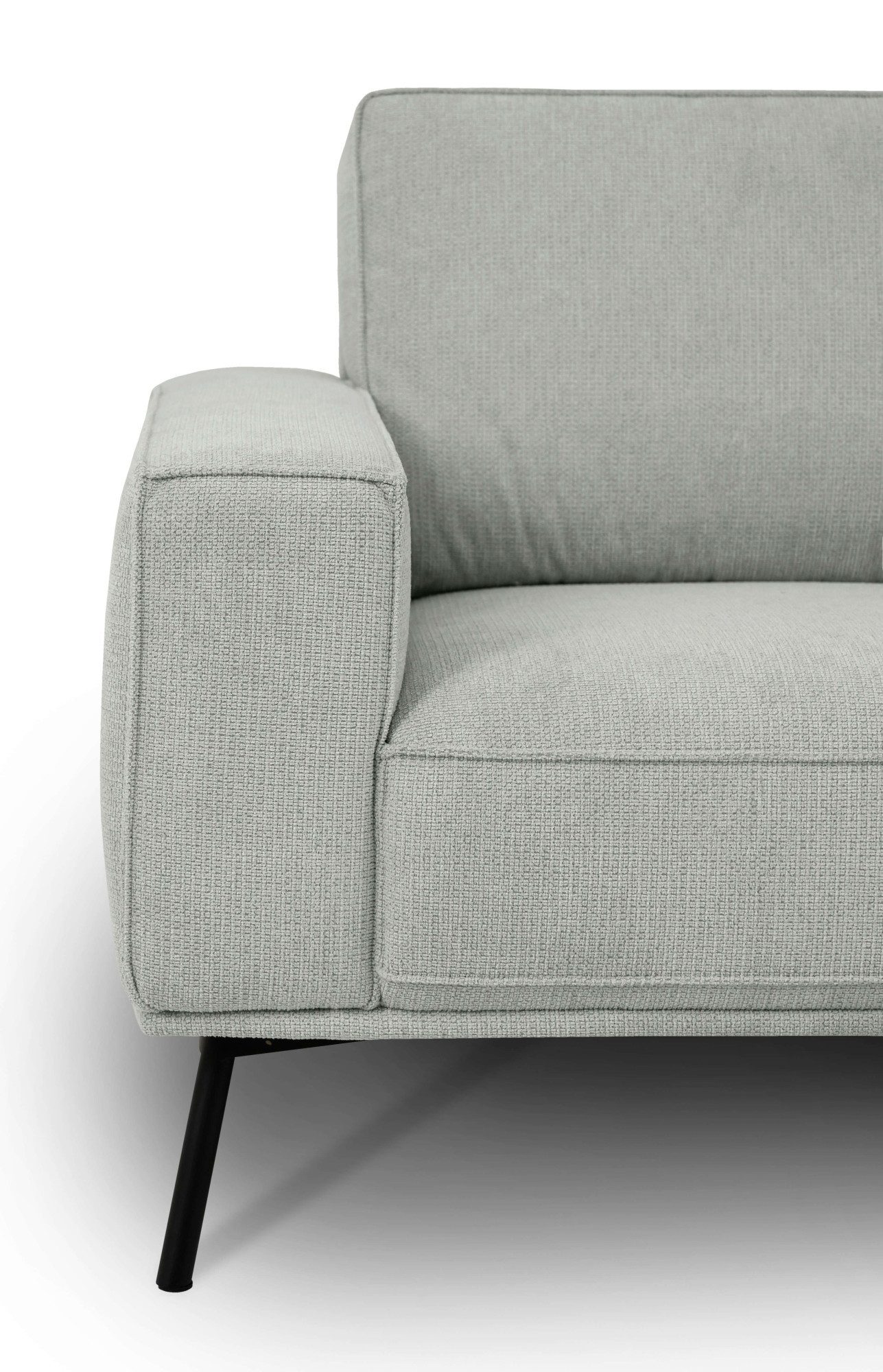 andas Hoekbank Vosby Breedte 260 cm, chenille, met decoratieve kedernaad