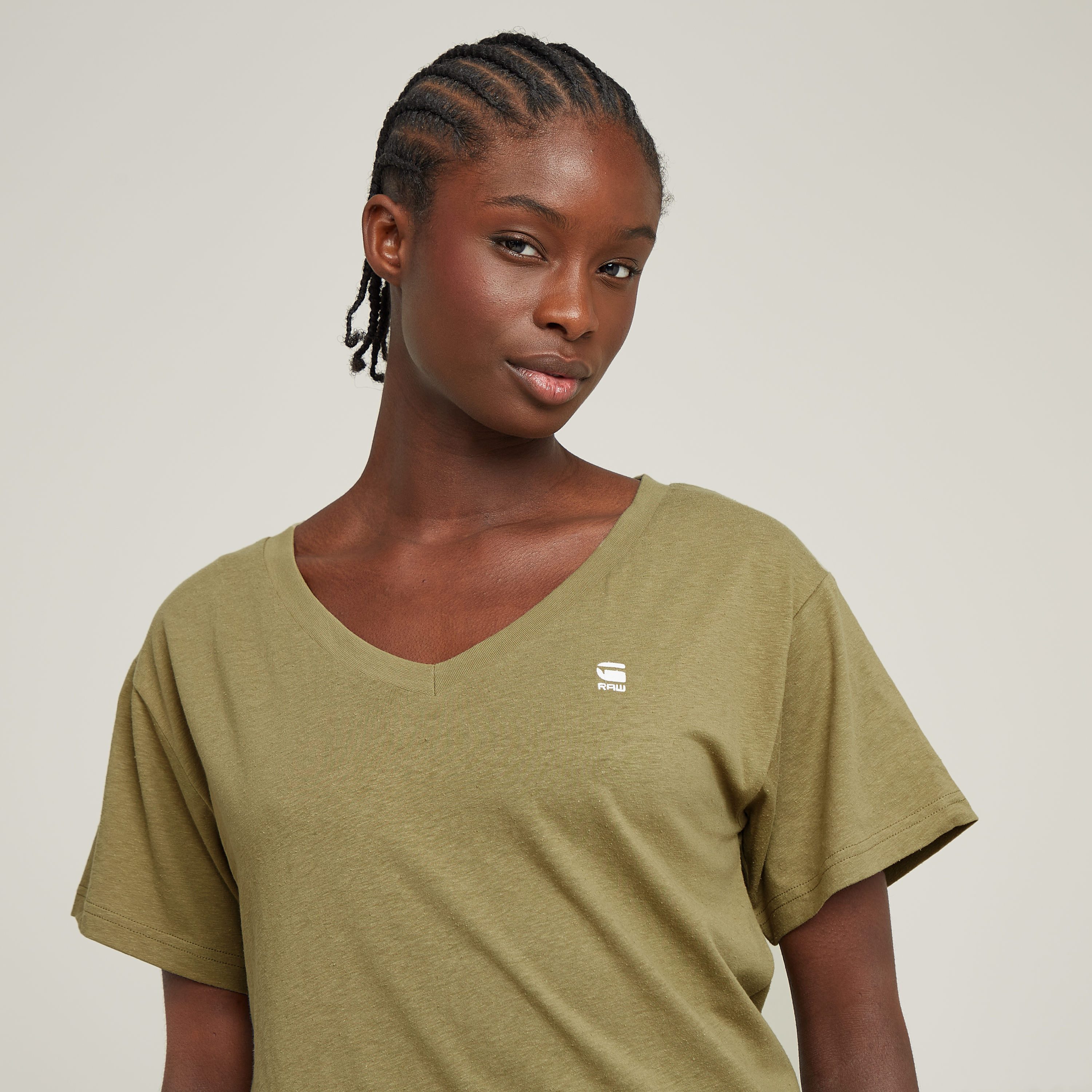 G-Star RAW Shirt met V-hals Open V Relaxed
