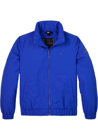 tommy hilfiger windbreaker essential jacket blauw