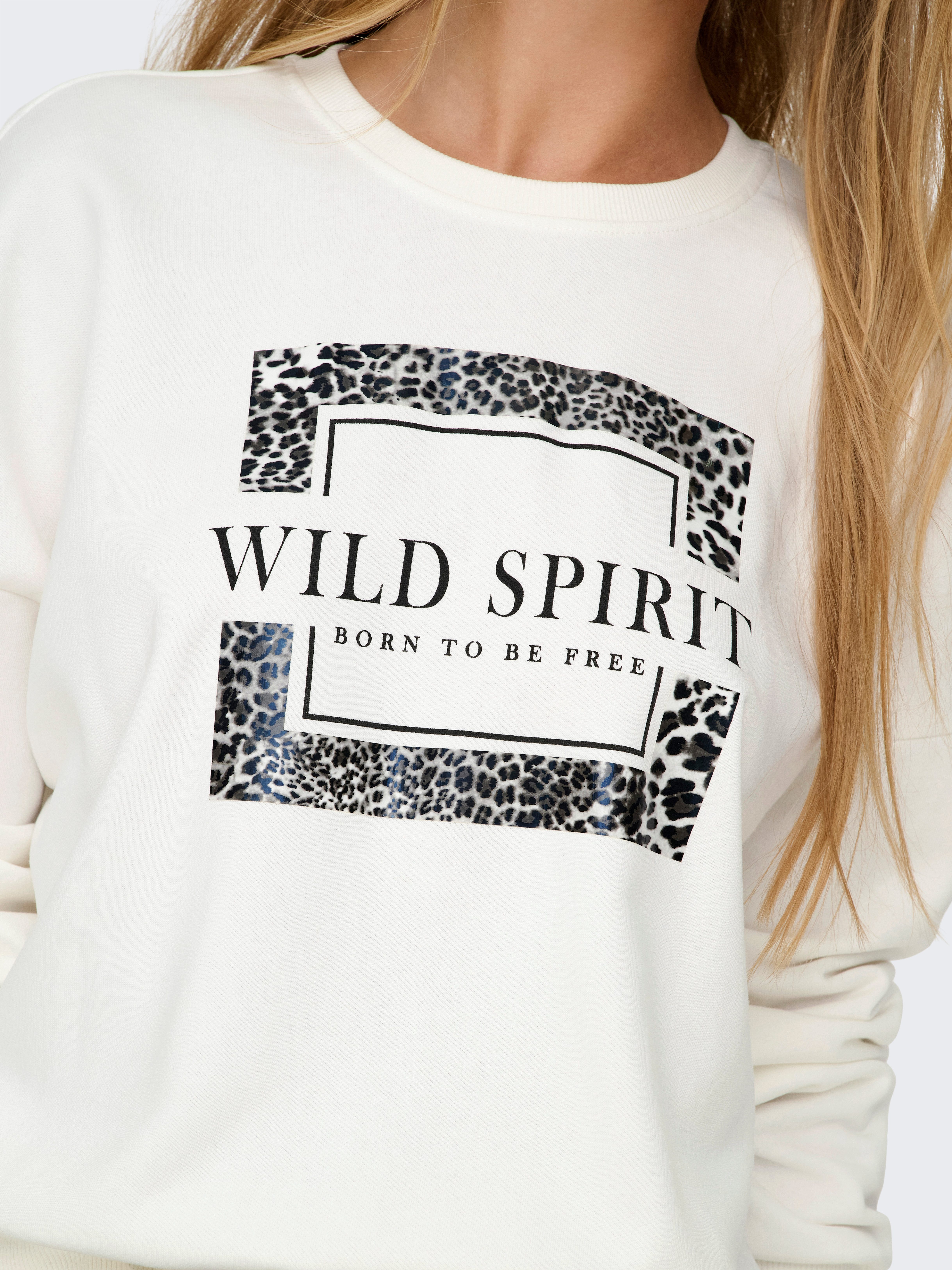 Only Sweatshirt ONLRUNA L/S O-NECK BOX CC SWT