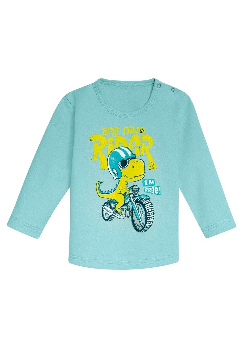 Trigema Sweatshirt Langarmshirt met grote dino-print