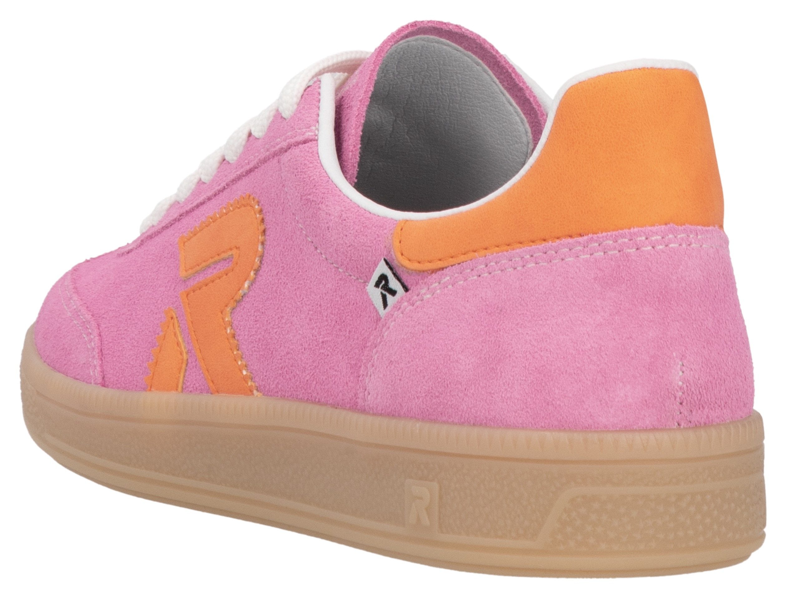 RIEKER Sport Sneakers , retro-sneaker, vrijetijdsschoen, lage schoen met uitneembaar voetbed