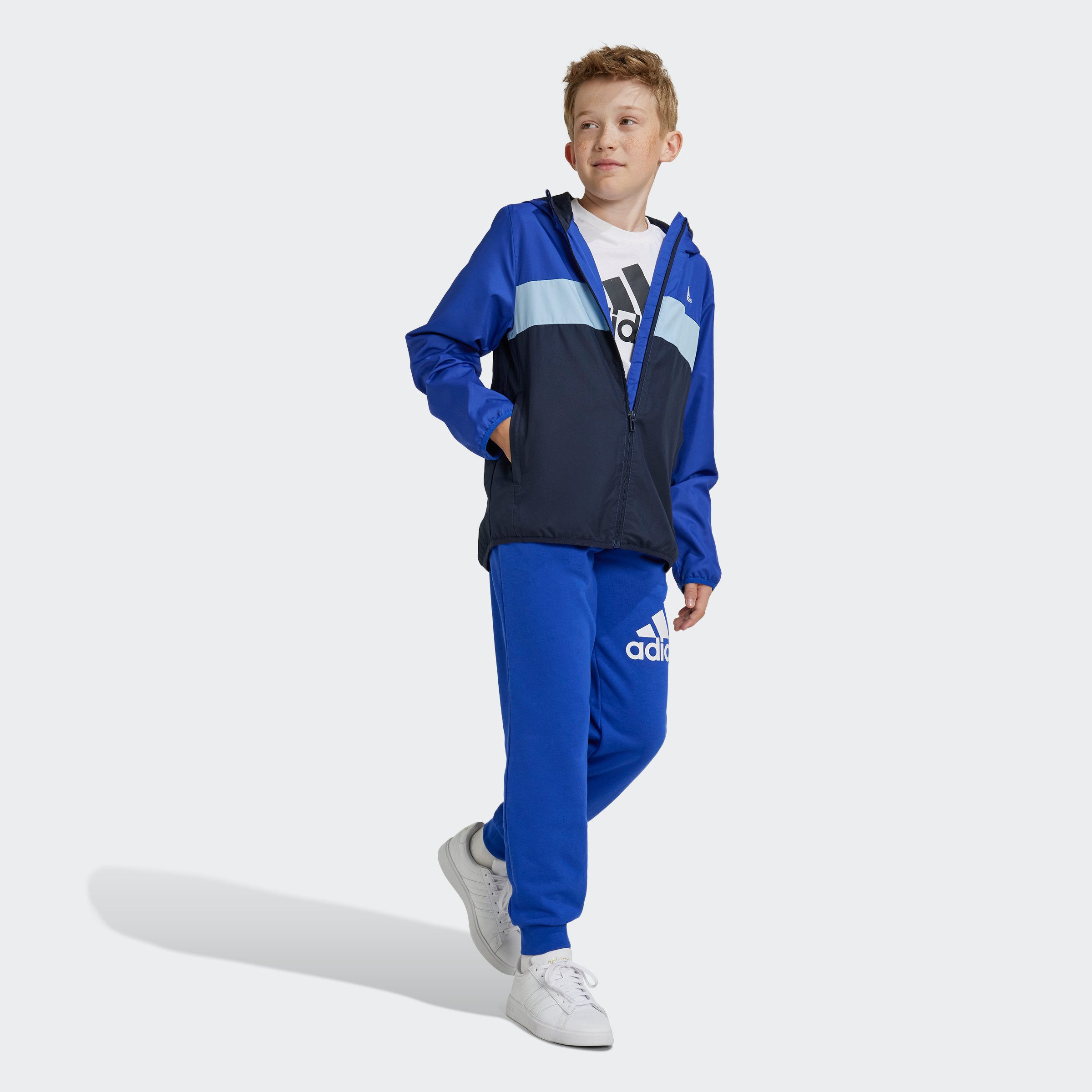 adidas Sportswear Sportbroek ESSENTIALS REGULAR FIT BIG LOGO COTTON BROEK (1-delig)