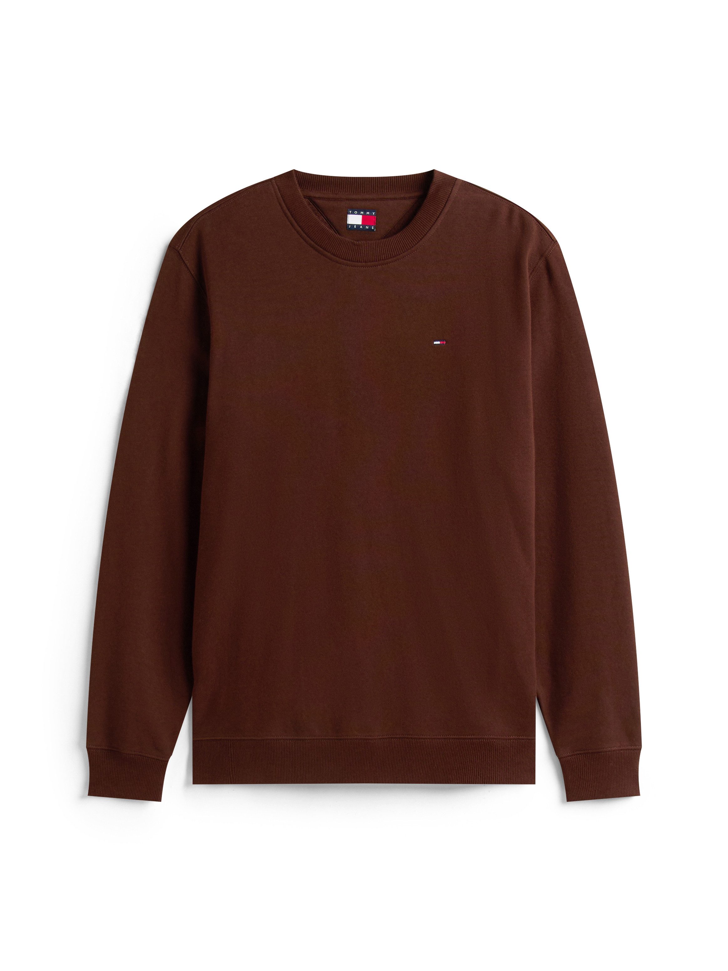 TOMMY JEANS Sweatshirt TJM REG S FLAG CREW Met geborduurd merklogo op borsthoogte