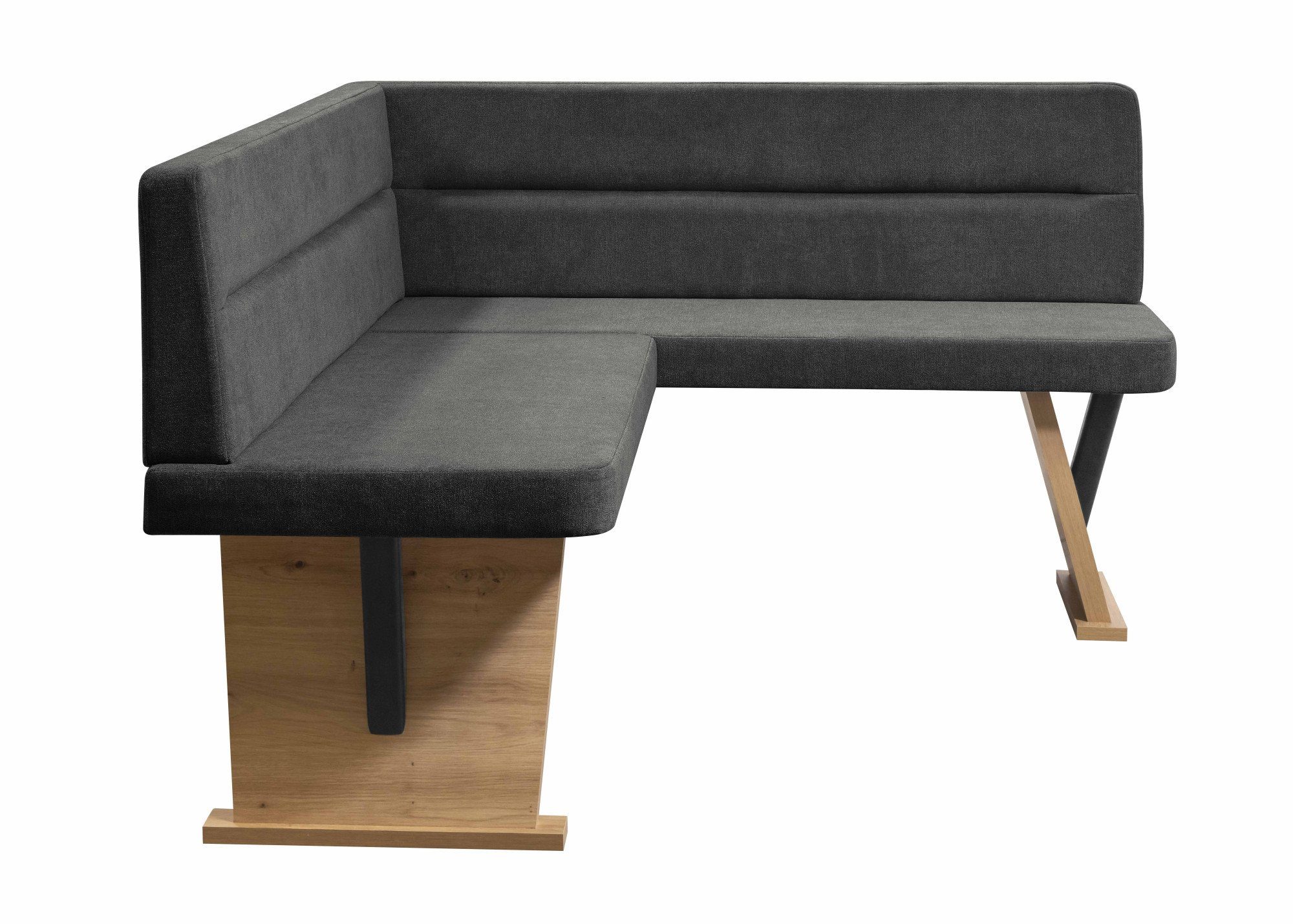 Home affaire Eethoek Laros zitgroep, hoekbank, stoelen, tafel perfect voor keuken, eetkamer, woonkamer, bestseller (set, 4-delig)