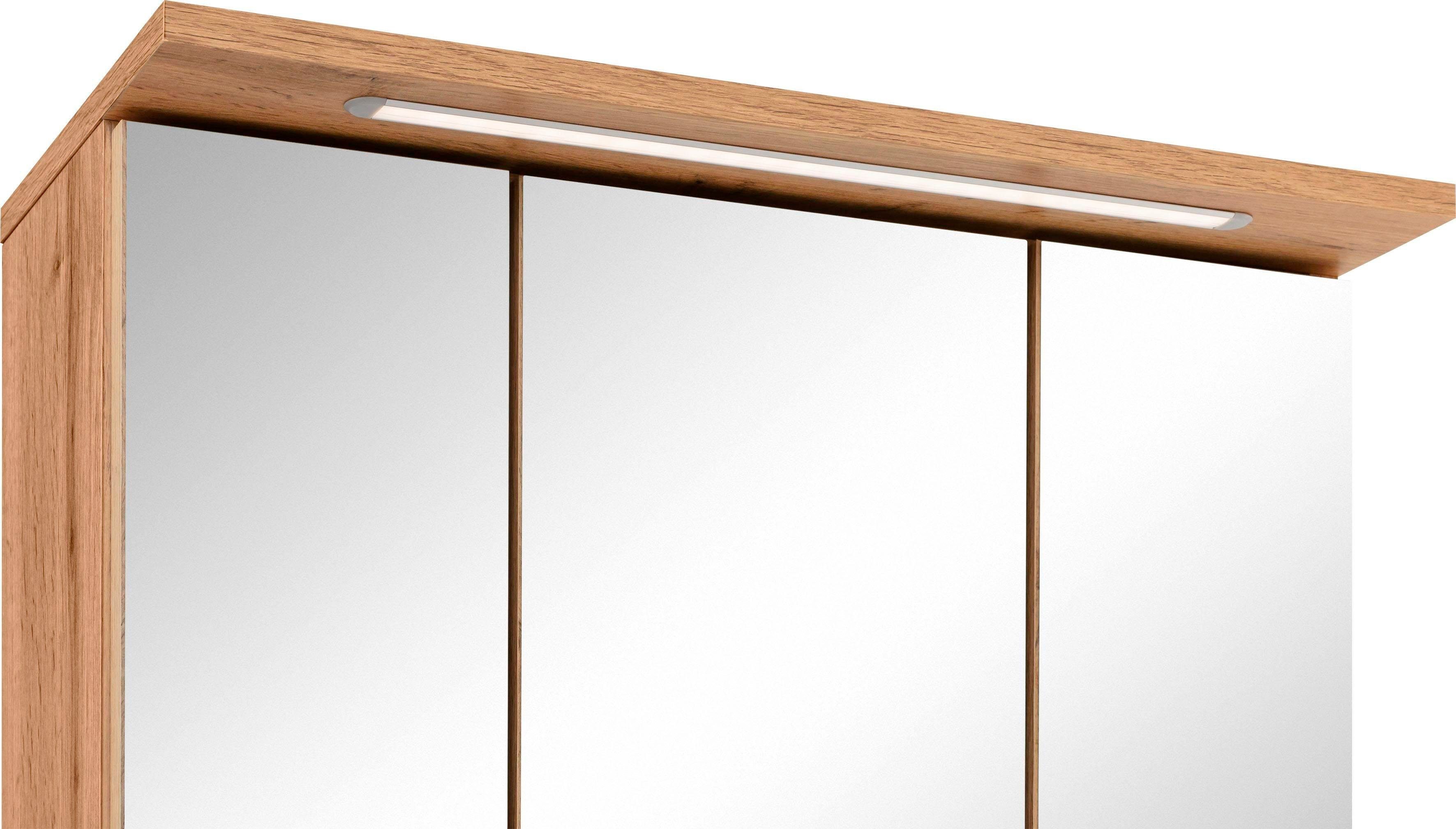 welltime Badkamerserie Lucca Breedte 100,5 cm, met directe verlichting (2-delig)