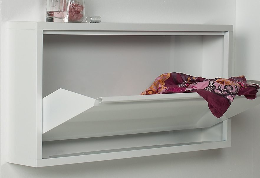 Schoenenkast Single met één klep, van gepoedercoat plaatstaal, breedte 75 cm