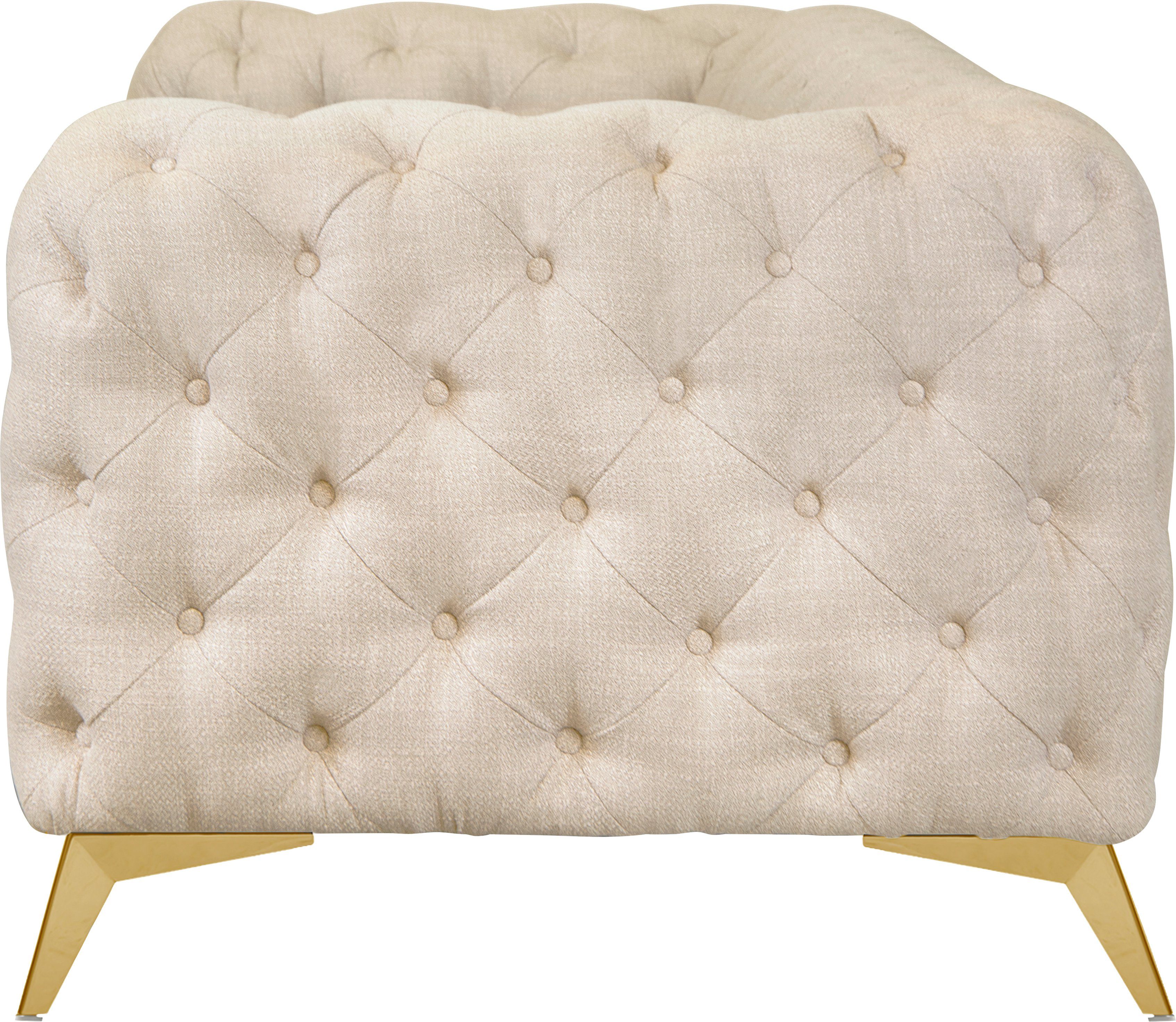 Leonique Chesterfield-bank Glynis luxueuze capitonnage, moderne chesterfield look, kleur van de poten ter keuze