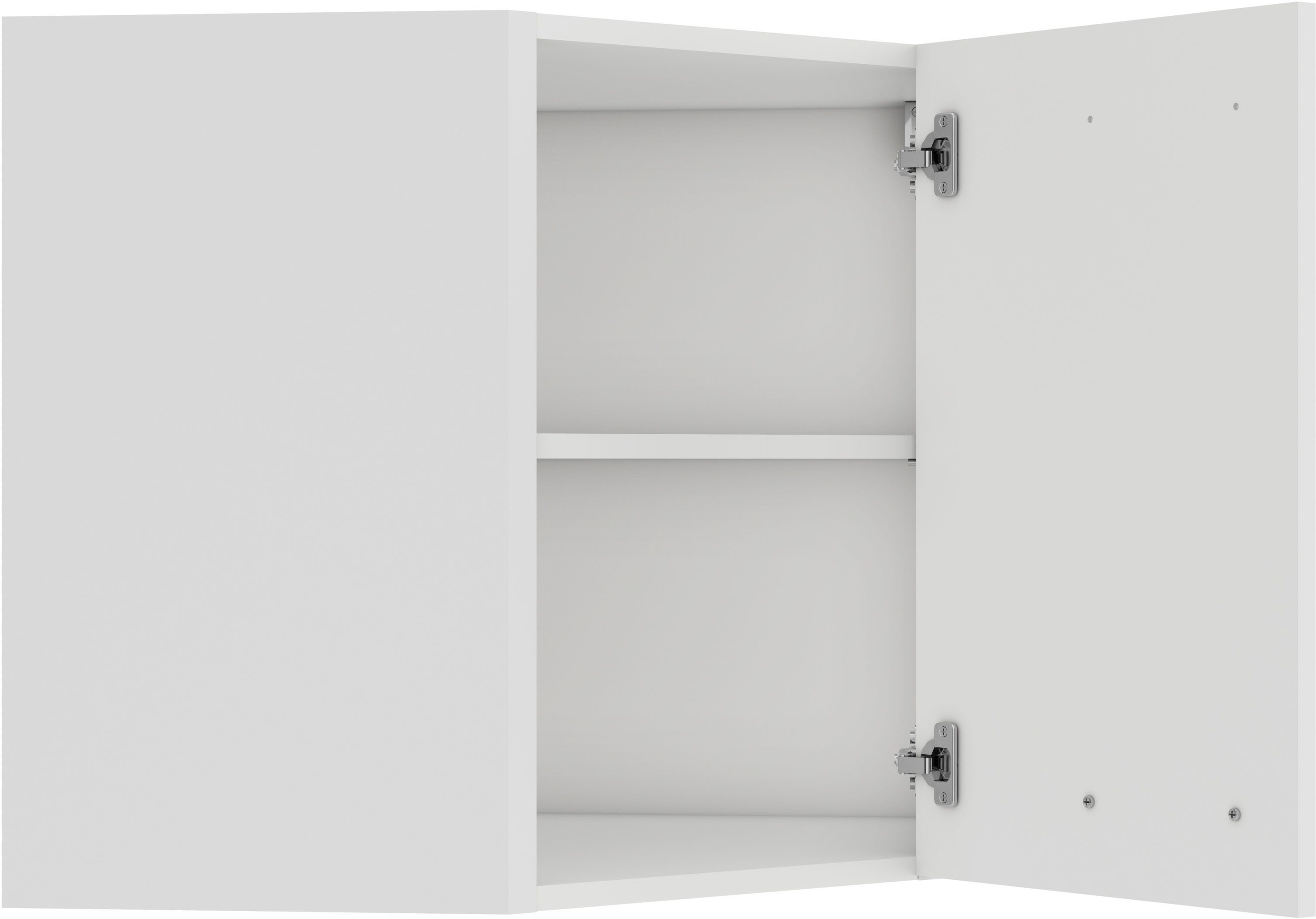 OPTIFIT Hangend hoekkastje Bella Breedte 60 x 60 cm, deuropening verwisselbaar