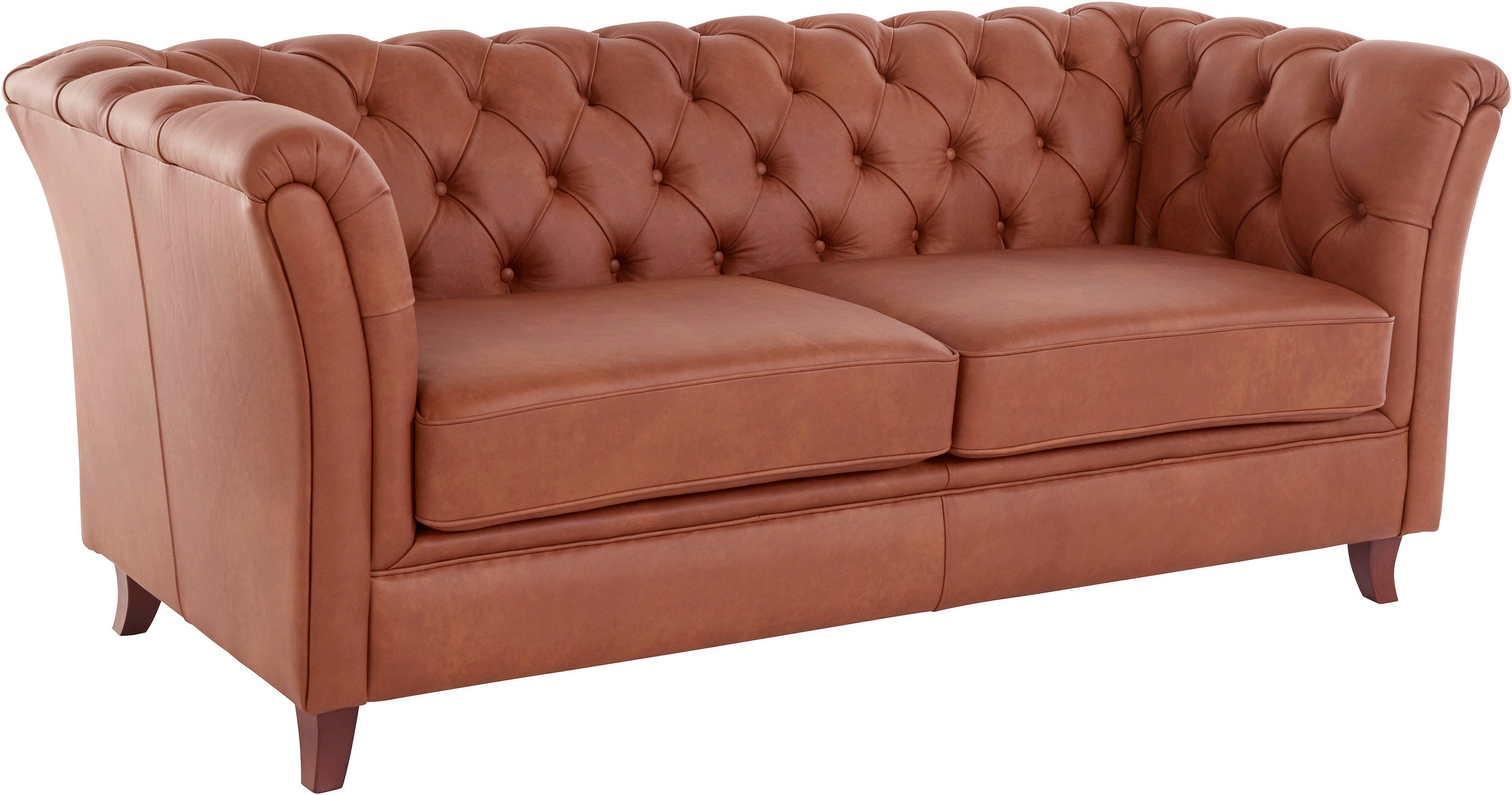 Home affaire Chesterfield-bank Reims met echte chesterfield-capitonnage, uitstekende verwerking